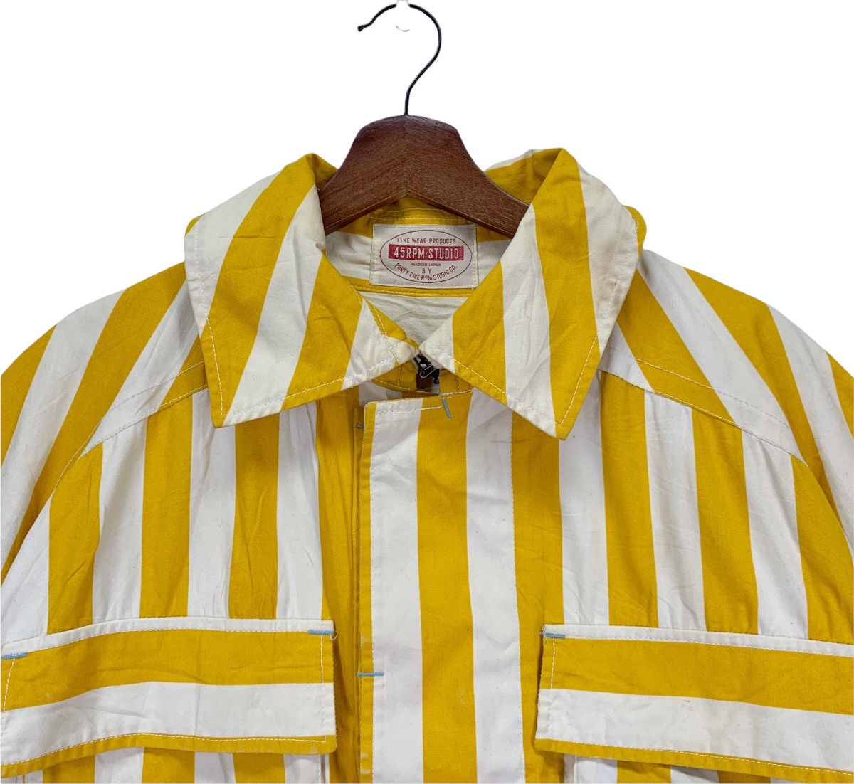 45rpm × Japanese Brand × Kapital Vintage 45rpm Studio Japanese Brand Stripe Jacket Size US M / EU 48-50 / 2 - 3 Thumbnail