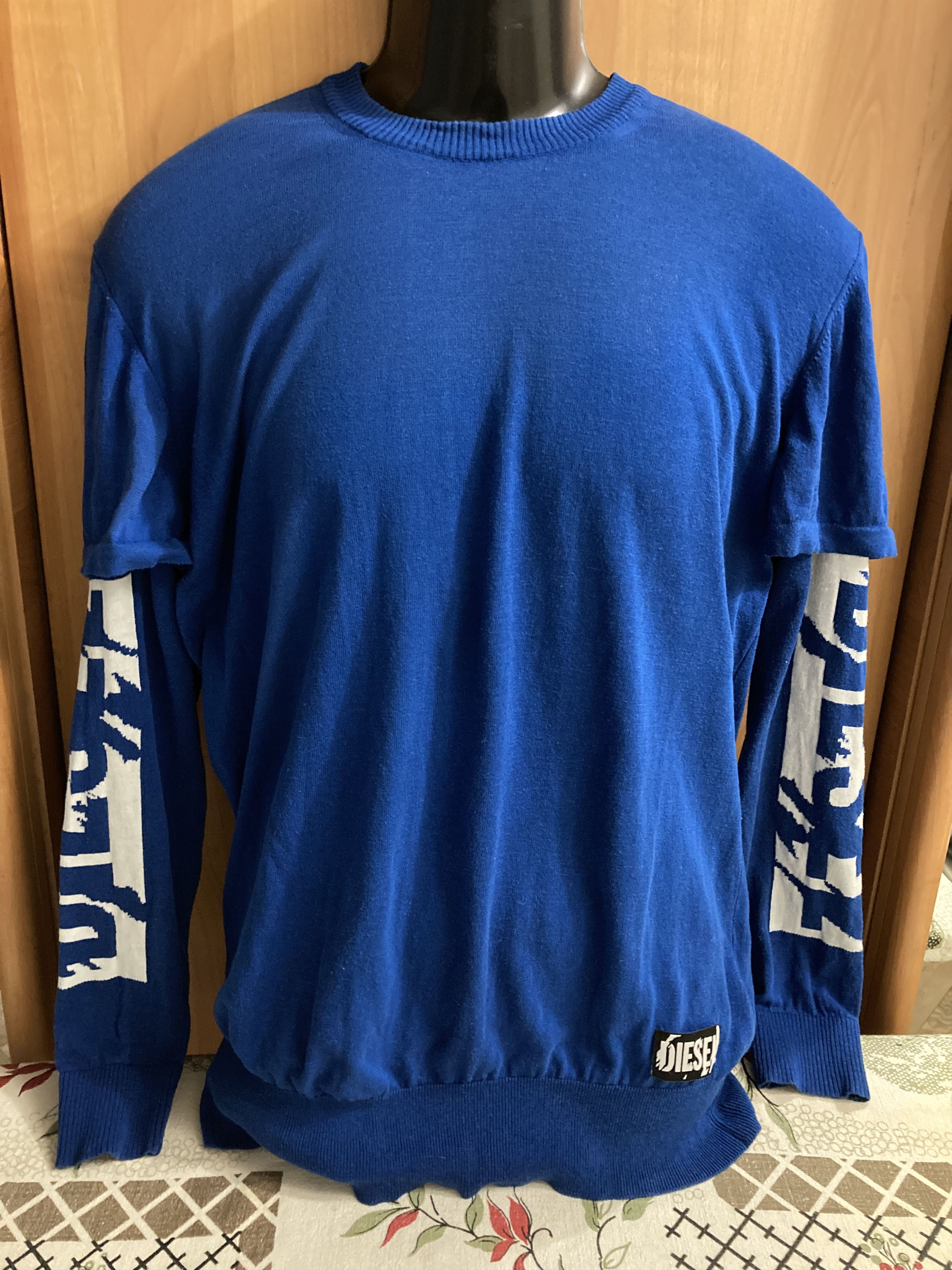 Diesel × Diesel Black Gold Diesel Black Label Blue Long Sleeve Size US M / EU 48-50 / 2 - 1 Thumbnail