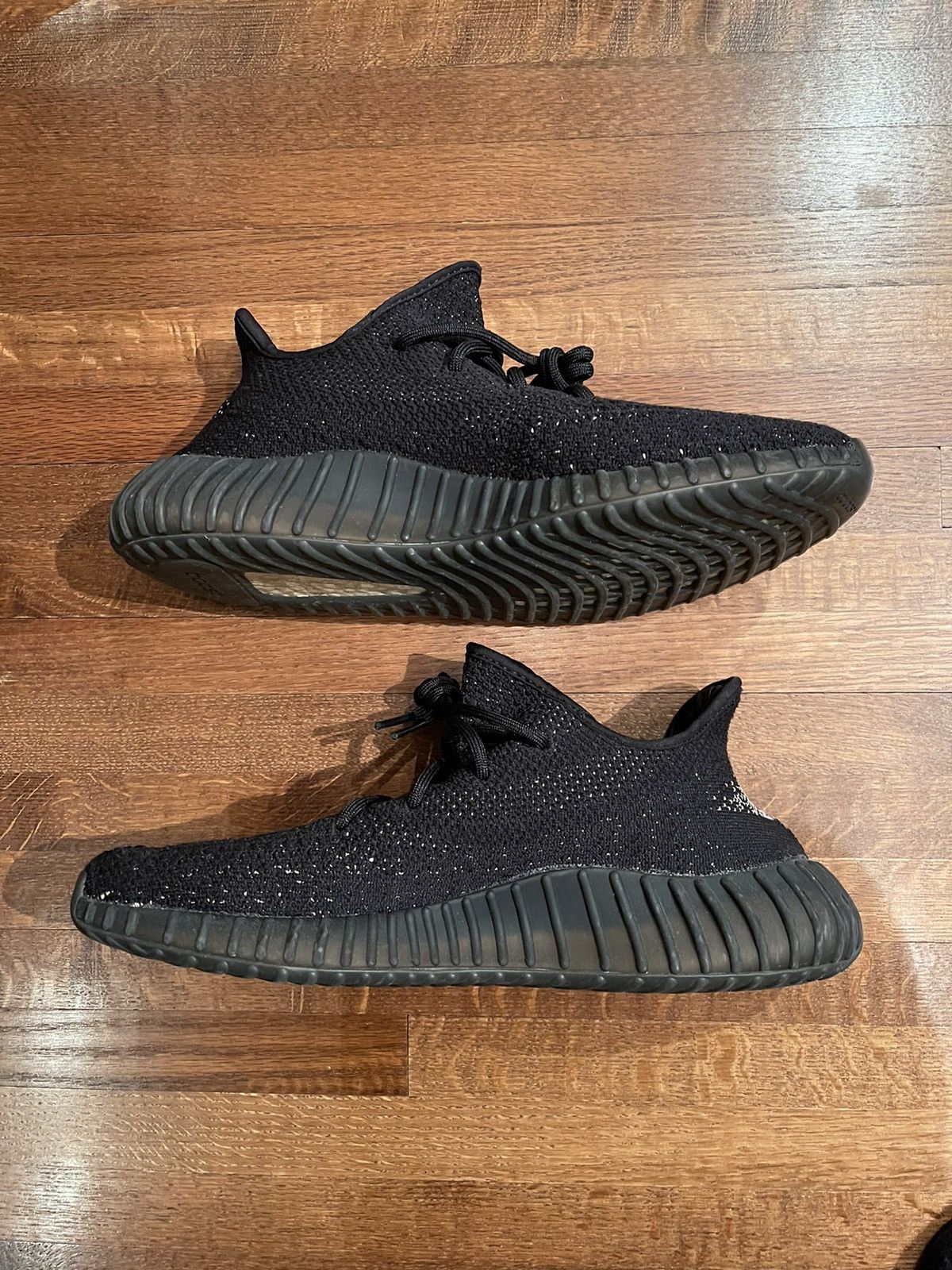 Adidas × Kanye West Adidas Yeezy Boost 350 V2 ‘Core Black White) Shoes Size US 11 / EU 44 - 3 Thumbnail