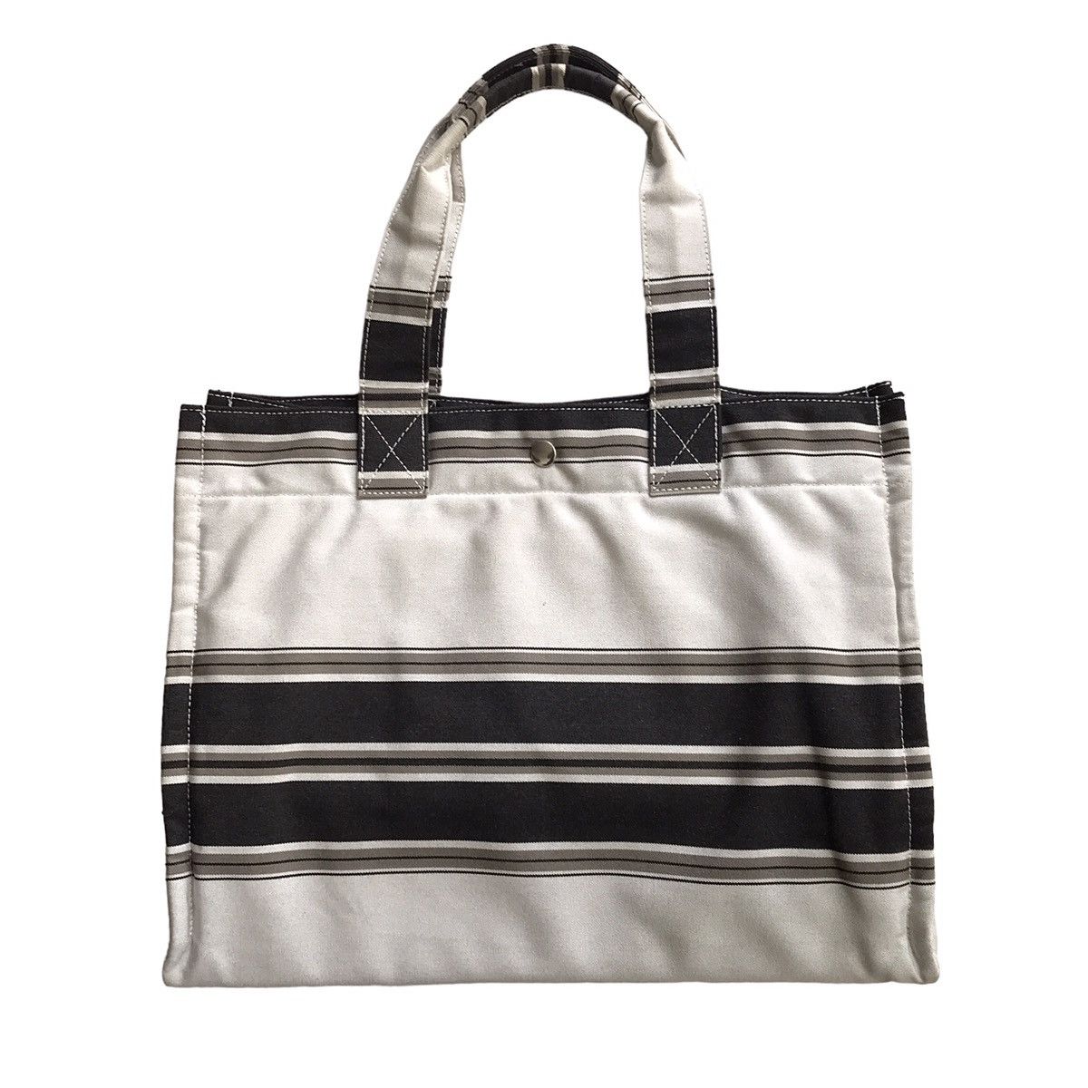 Sunbrella Fabric USA Stripe Minimal Tote Bag