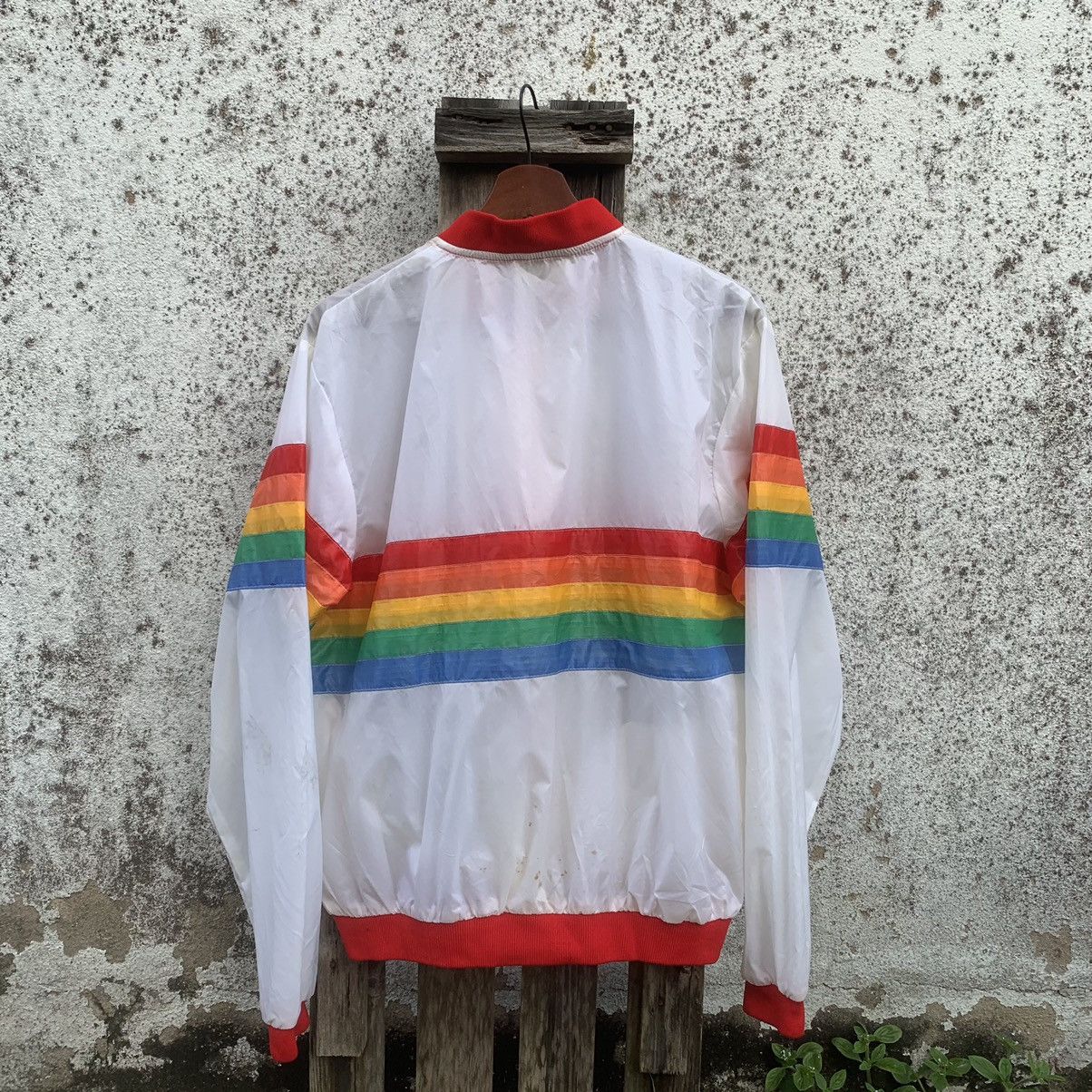 Japanese Brand × Rainbow × Vintage VINTAGE 90’s RAINBOW STRIPED HONOLULU HAWAII RARE JACKET Size US L / EU 52-54 / 3 - 8 Thumbnail