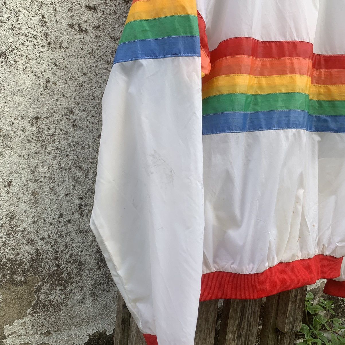 Japanese Brand × Rainbow × Vintage VINTAGE 90’s RAINBOW STRIPED HONOLULU HAWAII RARE JACKET Size US L / EU 52-54 / 3 - 11 Thumbnail