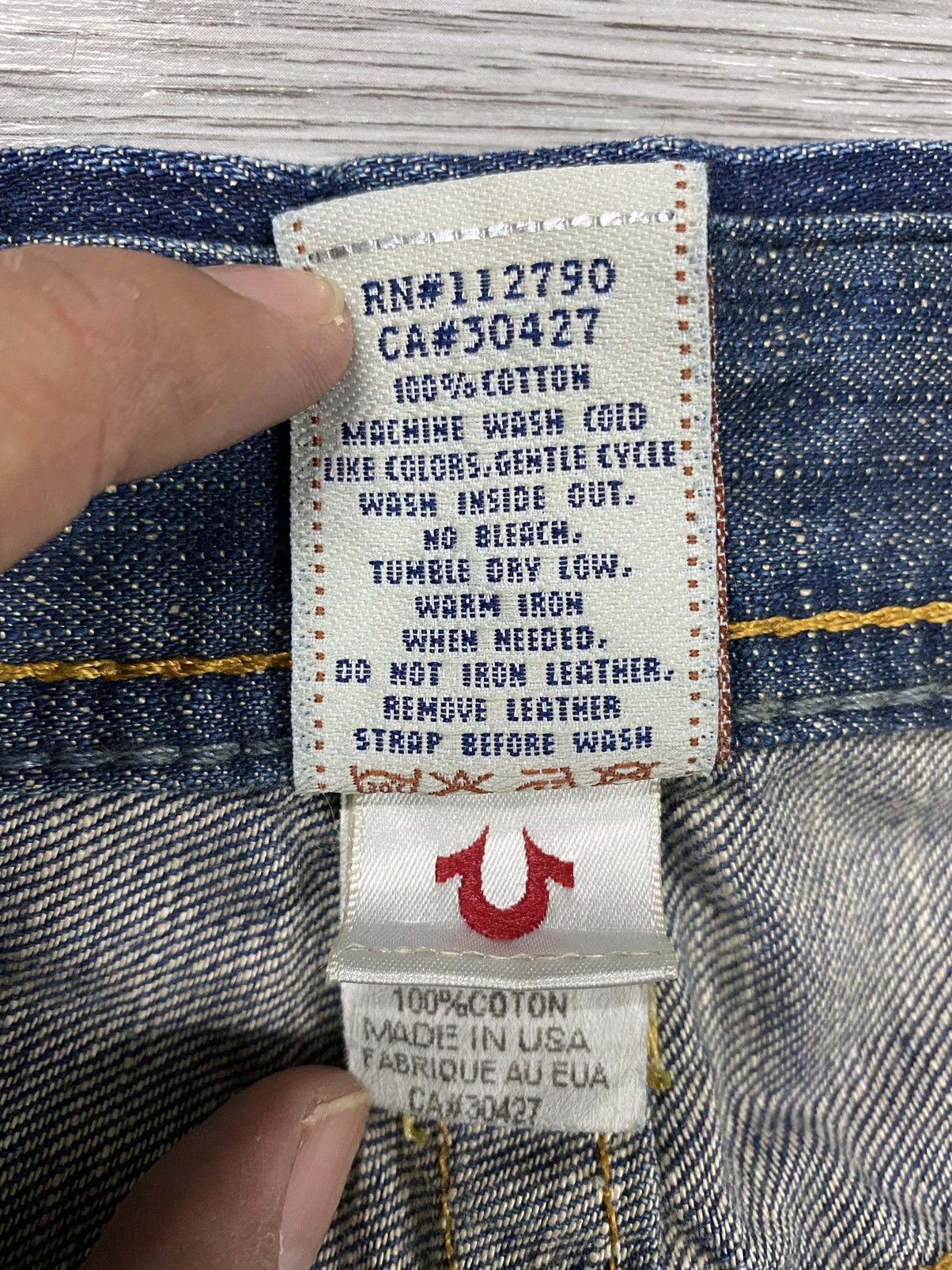 True Religion × Vintage Vintage True Religion Brand Denim Made in USA Size US 35 - 9 Thumbnail
