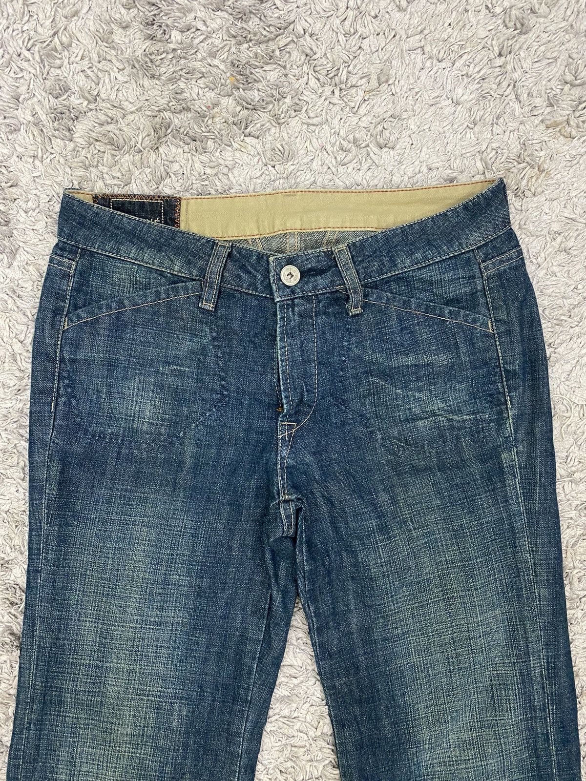 Marithe + Francois Girbaud Marithe Francois Girbaud Flare Denim Size 29" - 3 Thumbnail