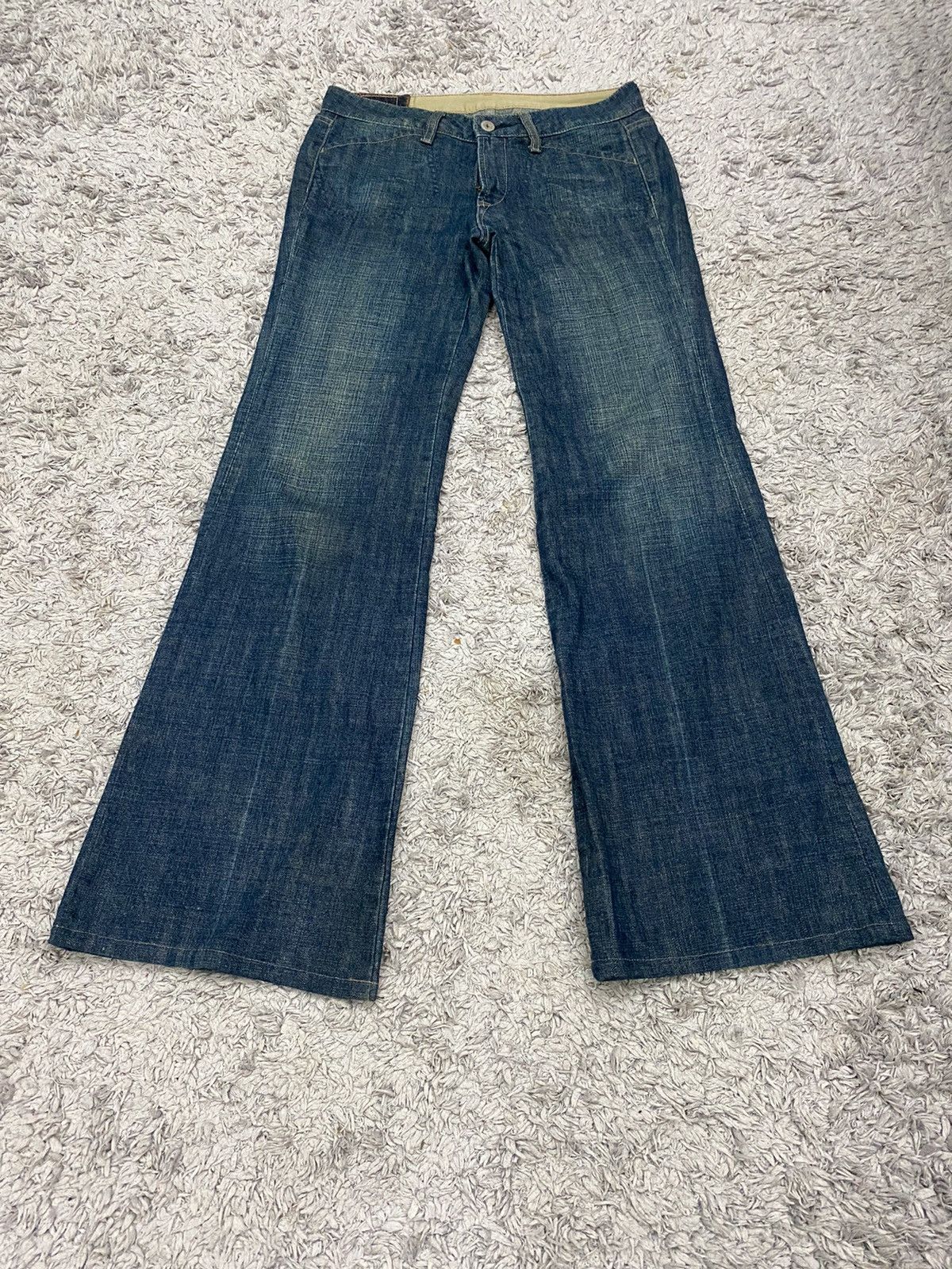 Marithe + Francois Girbaud Marithe Francois Girbaud Flare Denim Size 29" - 5 Thumbnail