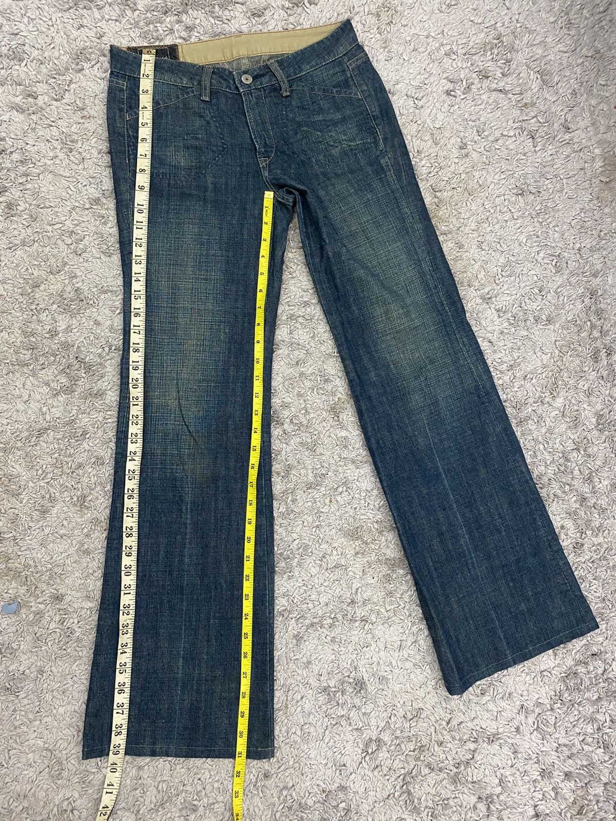 Marithe + Francois Girbaud Marithe Francois Girbaud Flare Denim Size 29" - 7 Thumbnail
