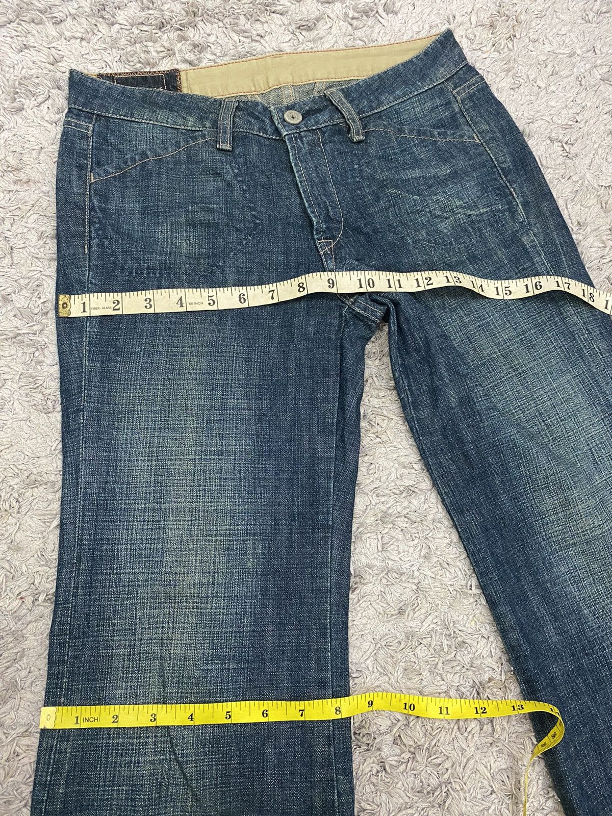 Marithe + Francois Girbaud Marithe Francois Girbaud Flare Denim Size 29" - 8 Thumbnail