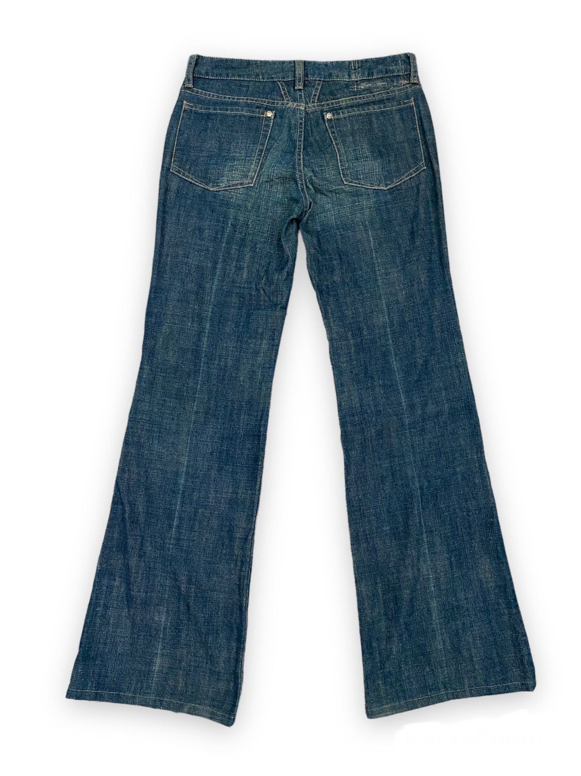 Marithe + Francois Girbaud Marithe Francois Girbaud Flare Denim Size 29" - 2 Thumbnail