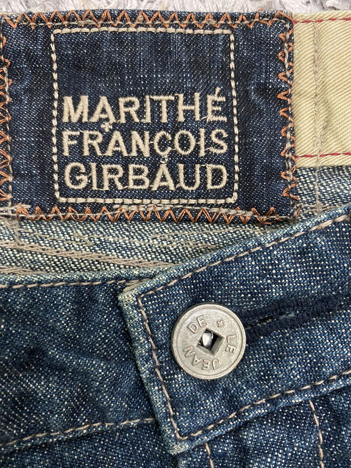 Marithe + Francois Girbaud Marithe Francois Girbaud Flare Denim Size 29" - 9 Thumbnail