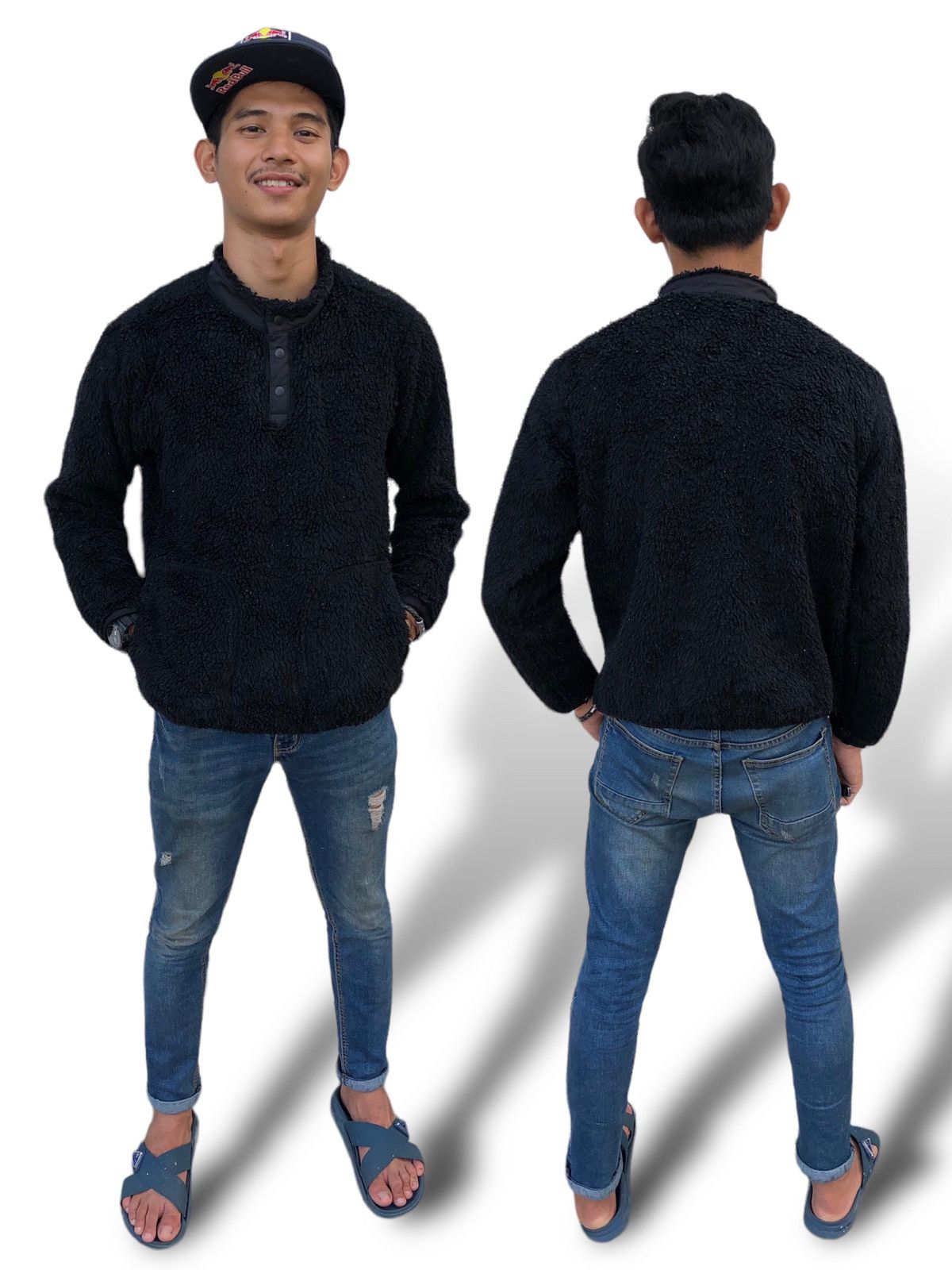 White Mountaineering x Uniqlo Fleece Sweater Jacket