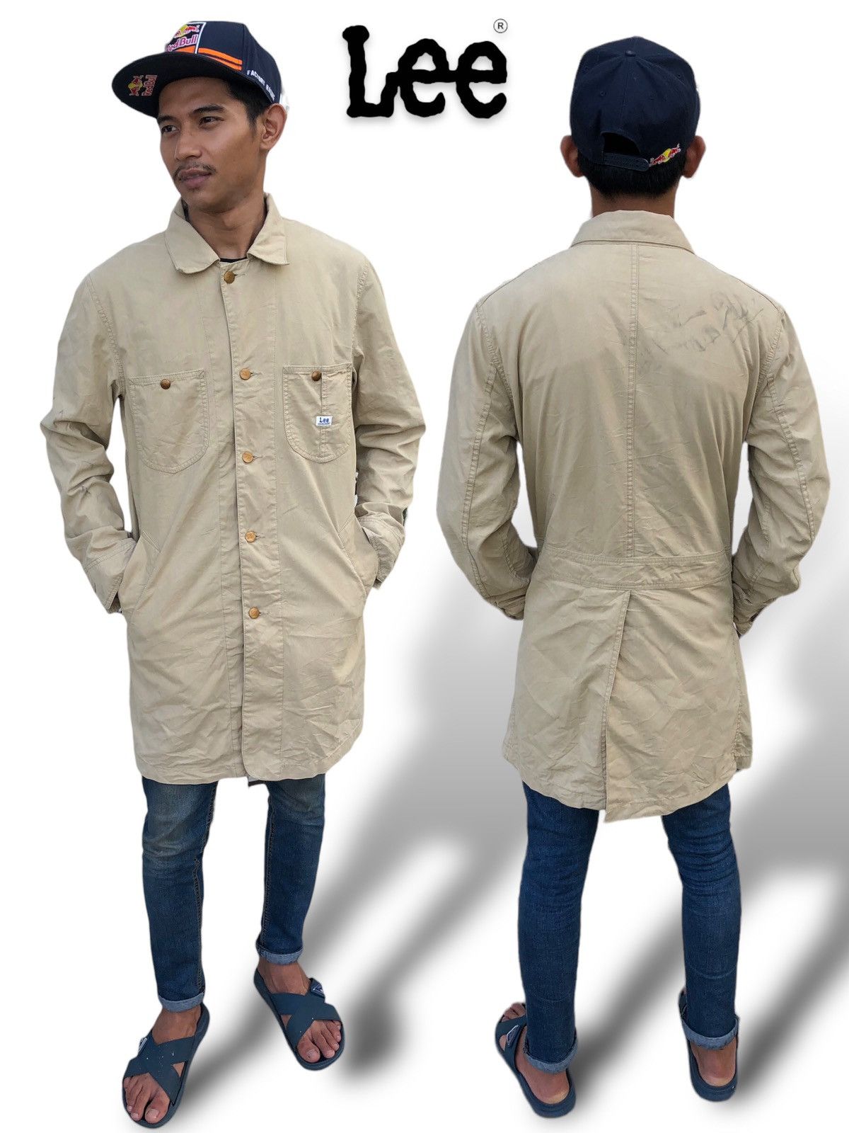 Vintage 70s Lee Long Jacket Button Ups
