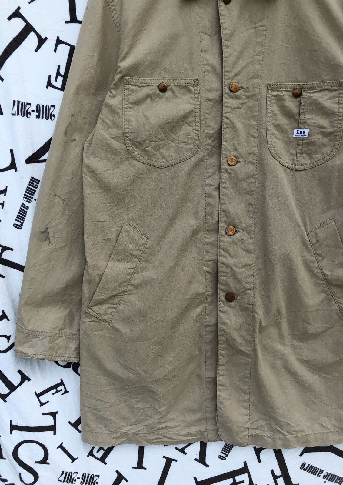 Vintage 70s Lee Long Jacket Button Ups