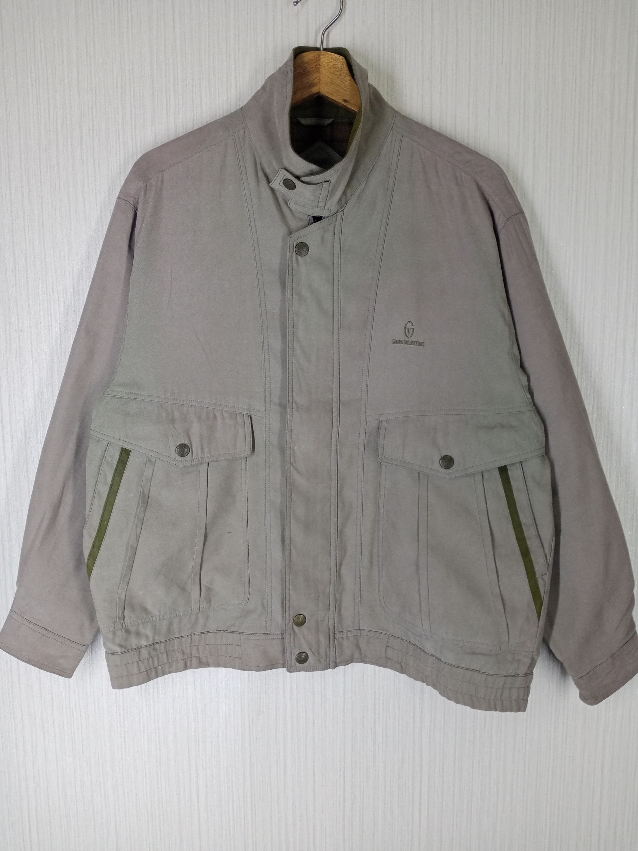 Gianni Valentino × Valentino × Vintage Vintage 90s Gianni Valentino Small Logo Bomber Jacket Size US M / EU 48-50 / 2 - 1 Thumbnail