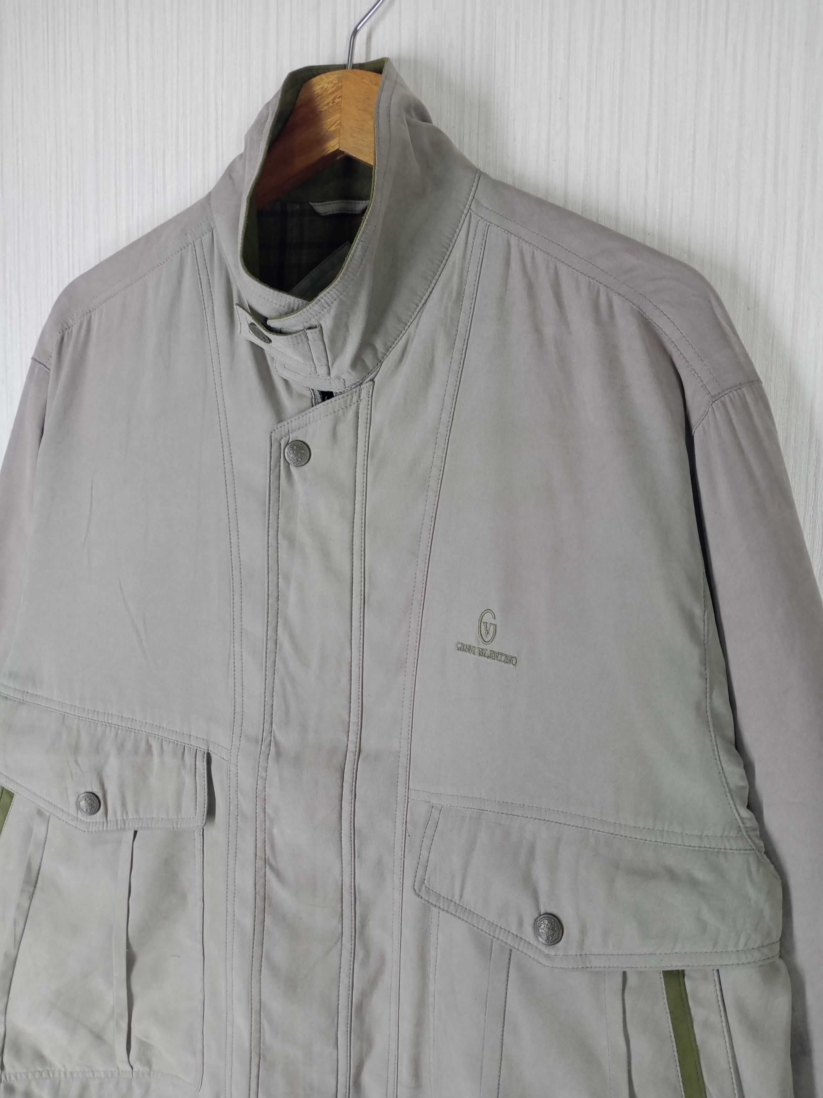 Gianni Valentino × Valentino × Vintage Vintage 90s Gianni Valentino Small Logo Bomber Jacket Size US M / EU 48-50 / 2 - 2 Thumbnail