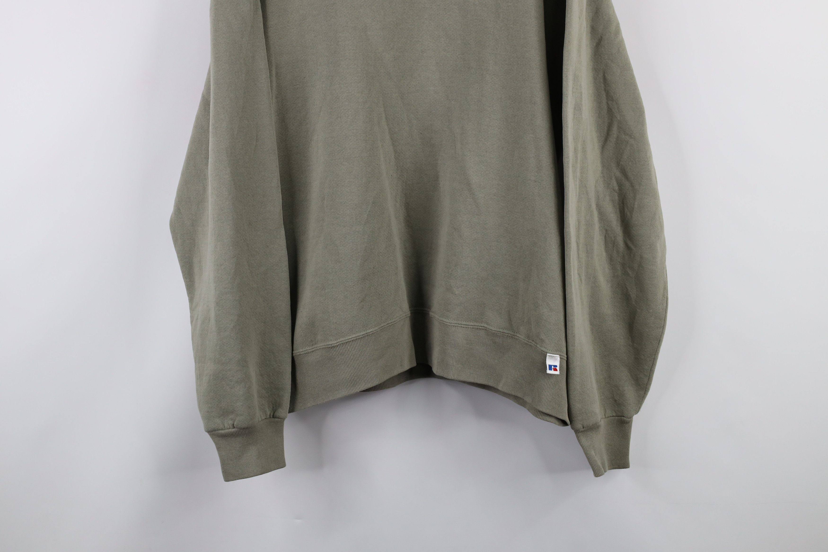 Russell Athletic × Vintage Vintage Russell Athletic Crewneck Sweatshirt Moss Green Size US L / EU 52-54 / 3 - 3 Thumbnail