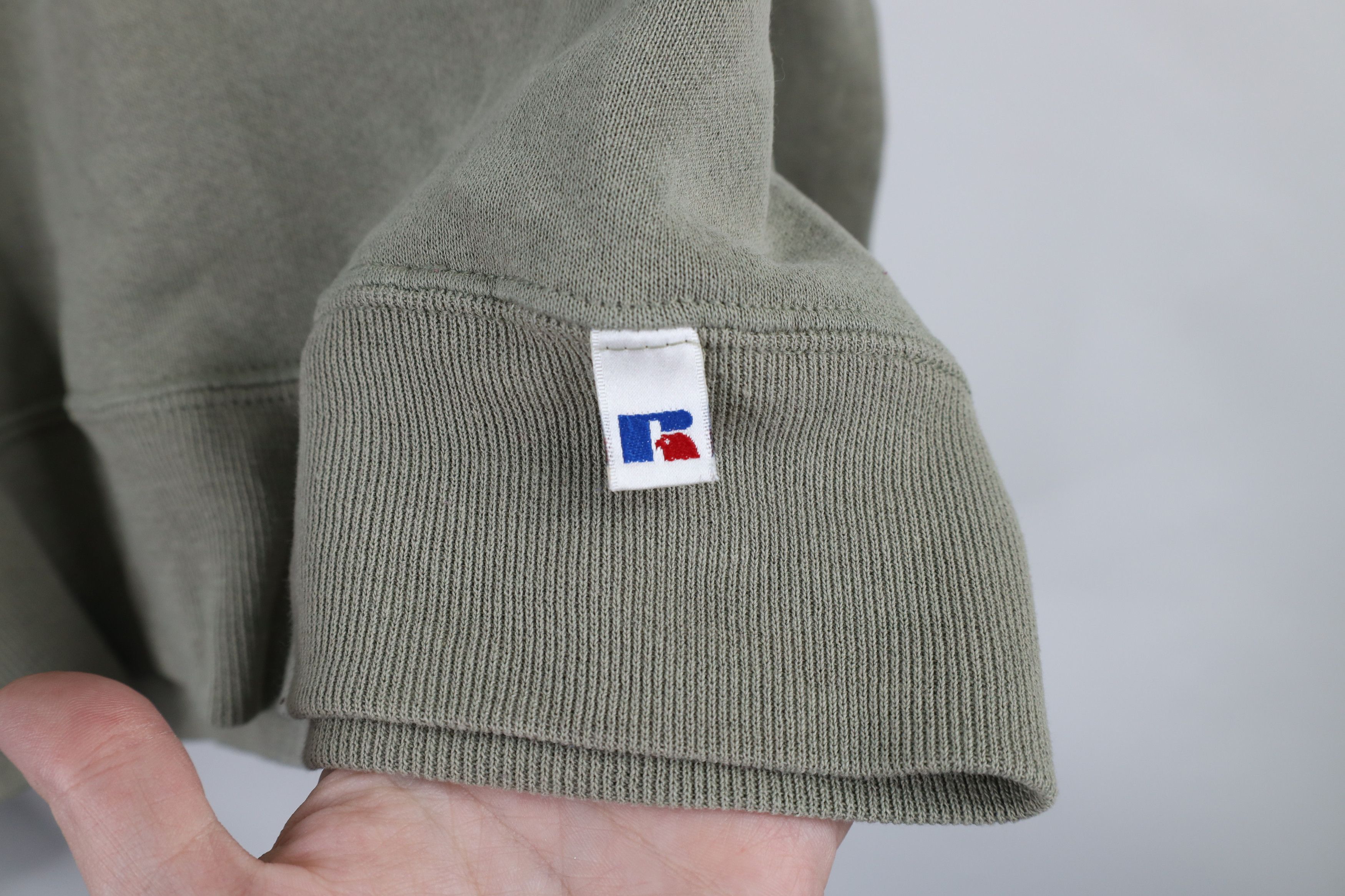 Russell Athletic × Vintage Vintage Russell Athletic Crewneck Sweatshirt Moss Green Size US L / EU 52-54 / 3 - 6 Thumbnail