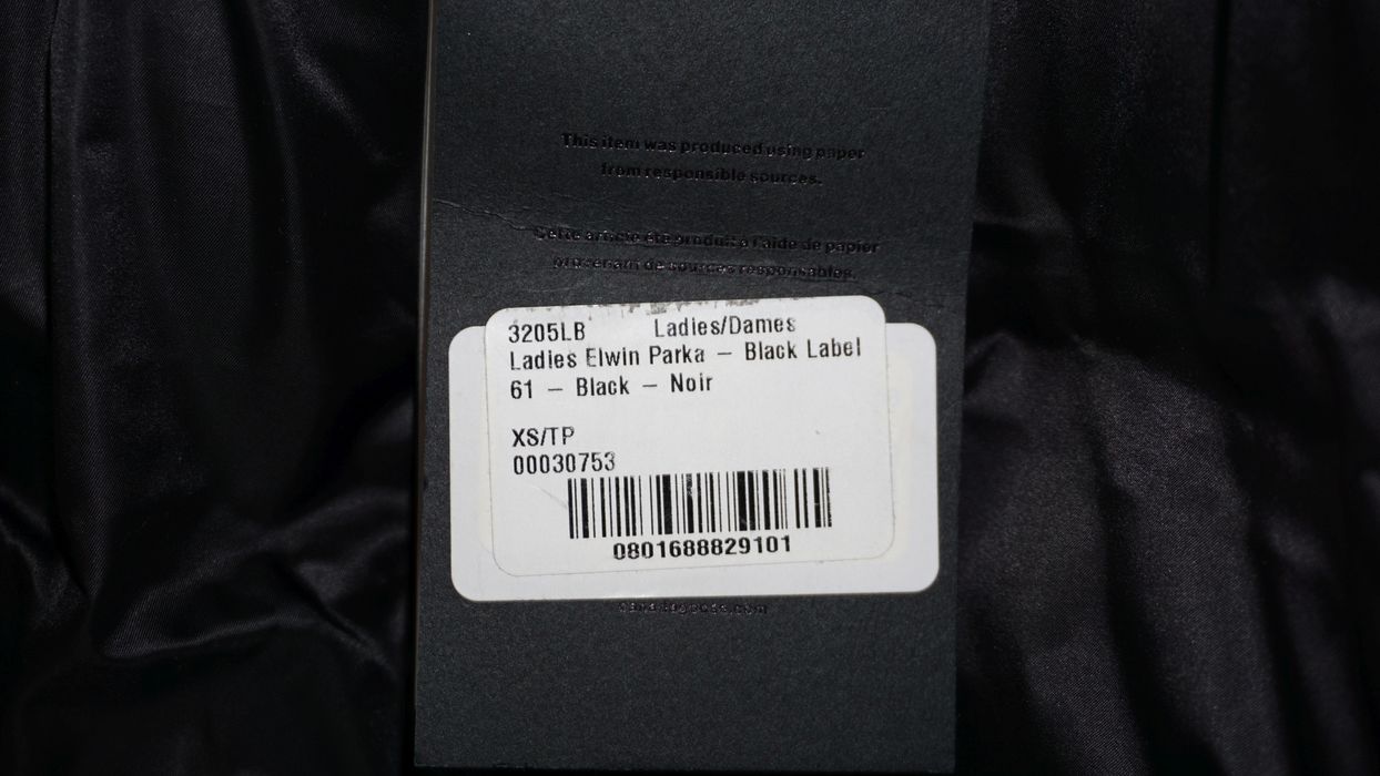 Canada goose elwin parka best sale black label