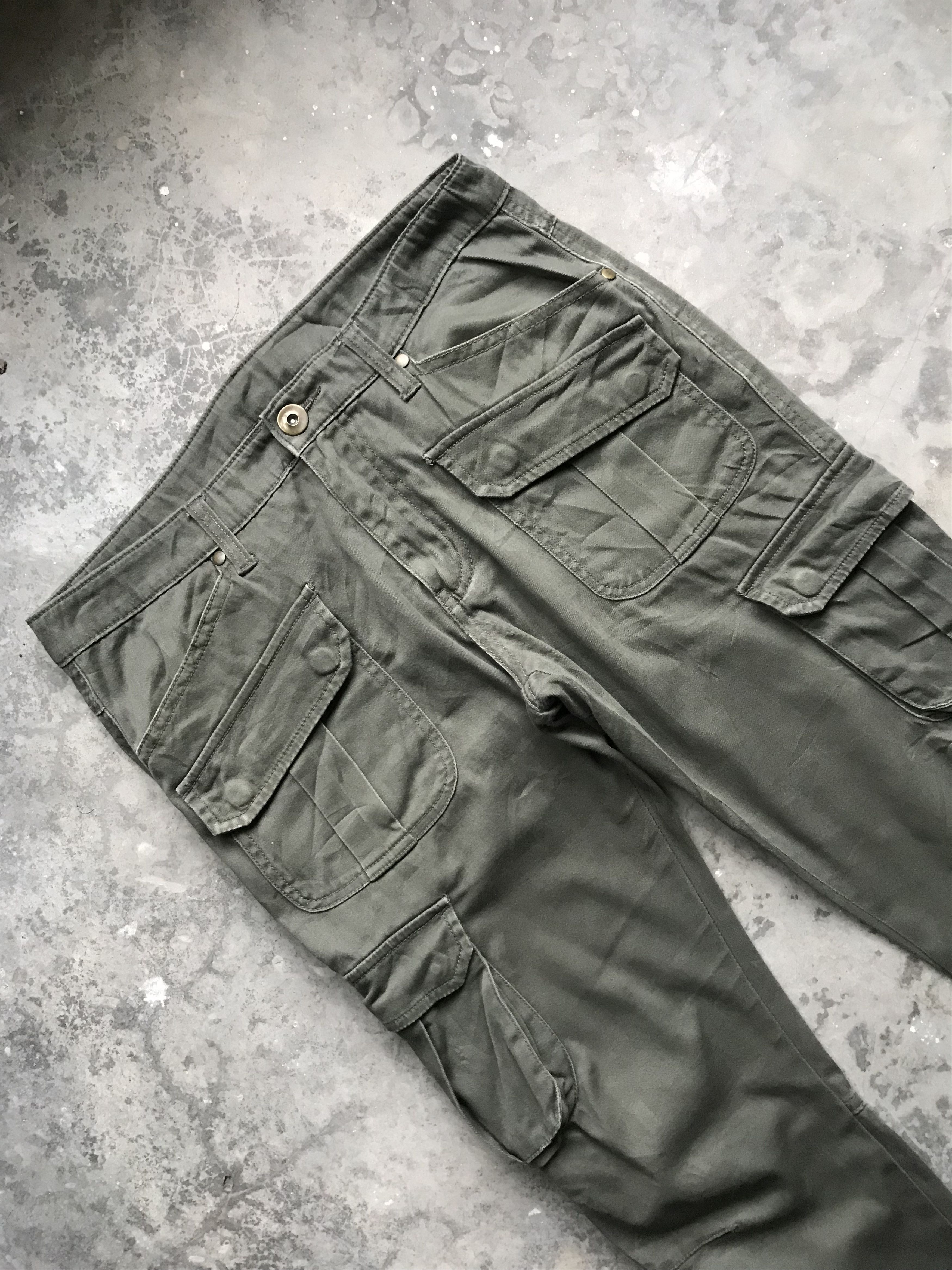 Japanese Brand CP56 Flare Samrang Japan Tactical Cargo Pant Size US 31 - 2 Thumbnail