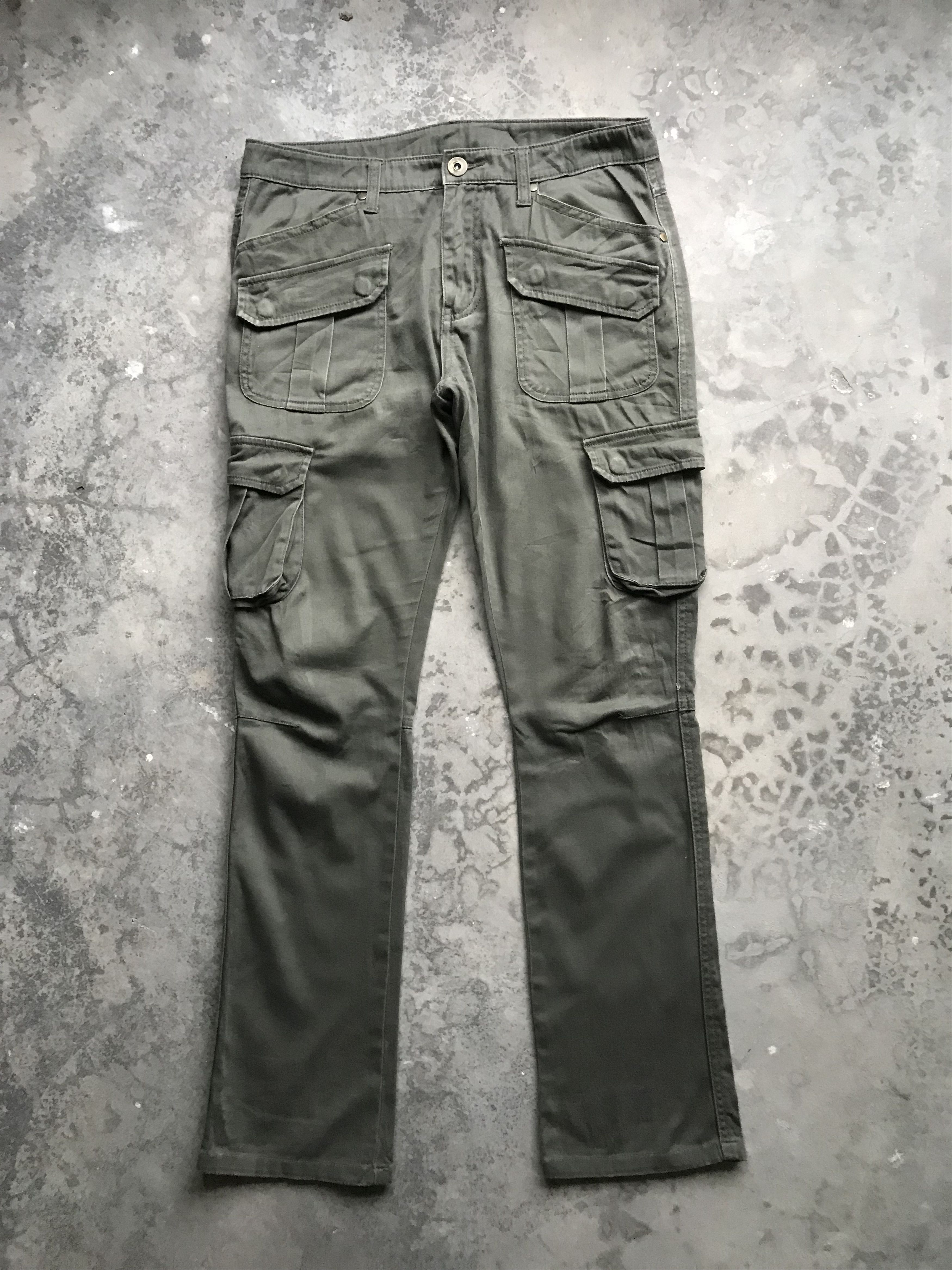 Japanese Brand CP56 Flare Samrang Japan Tactical Cargo Pant Size US 31 - 1 Thumbnail