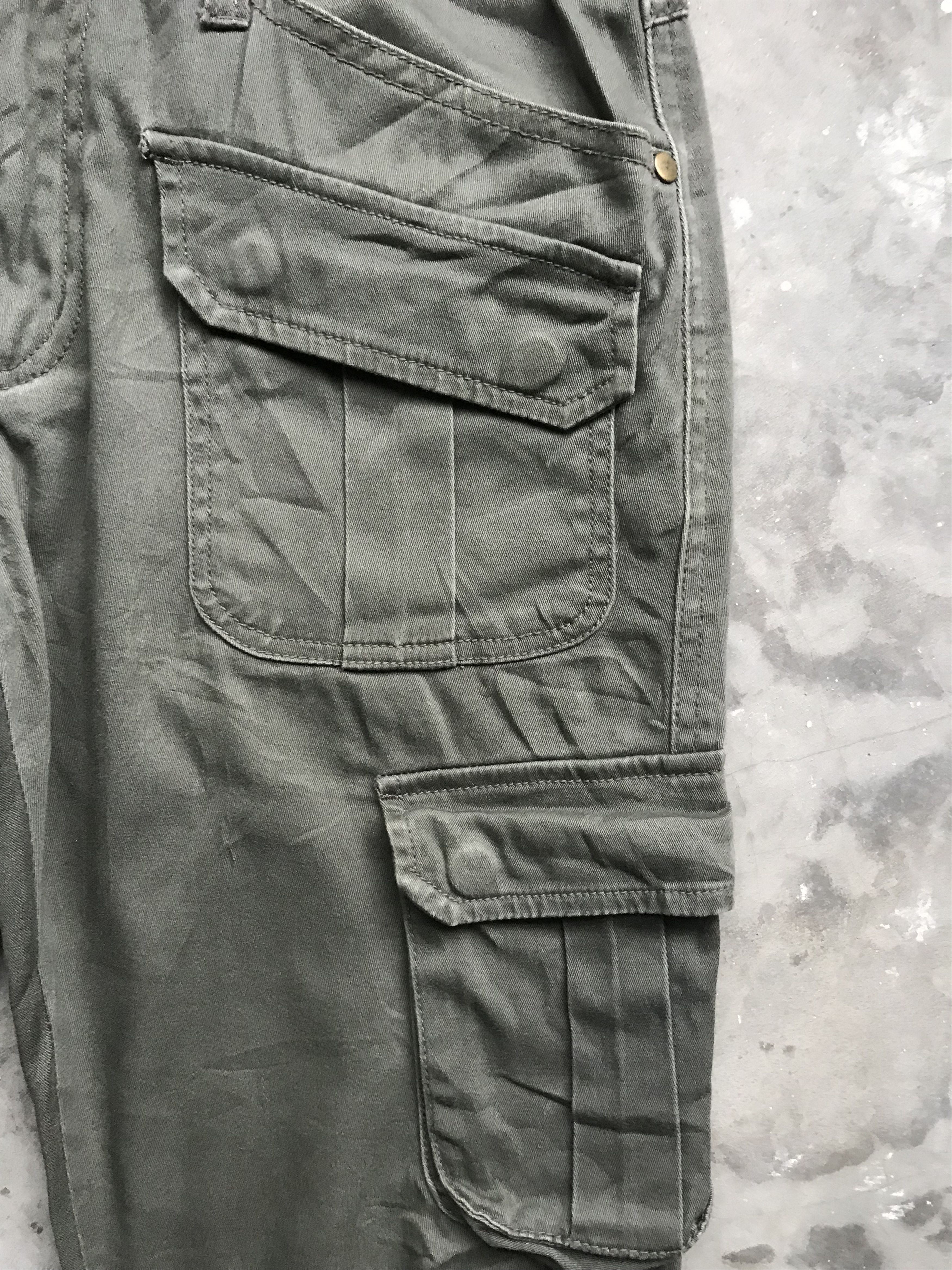 Japanese Brand CP56 Flare Samrang Japan Tactical Cargo Pant Size US 31 - 4 Thumbnail