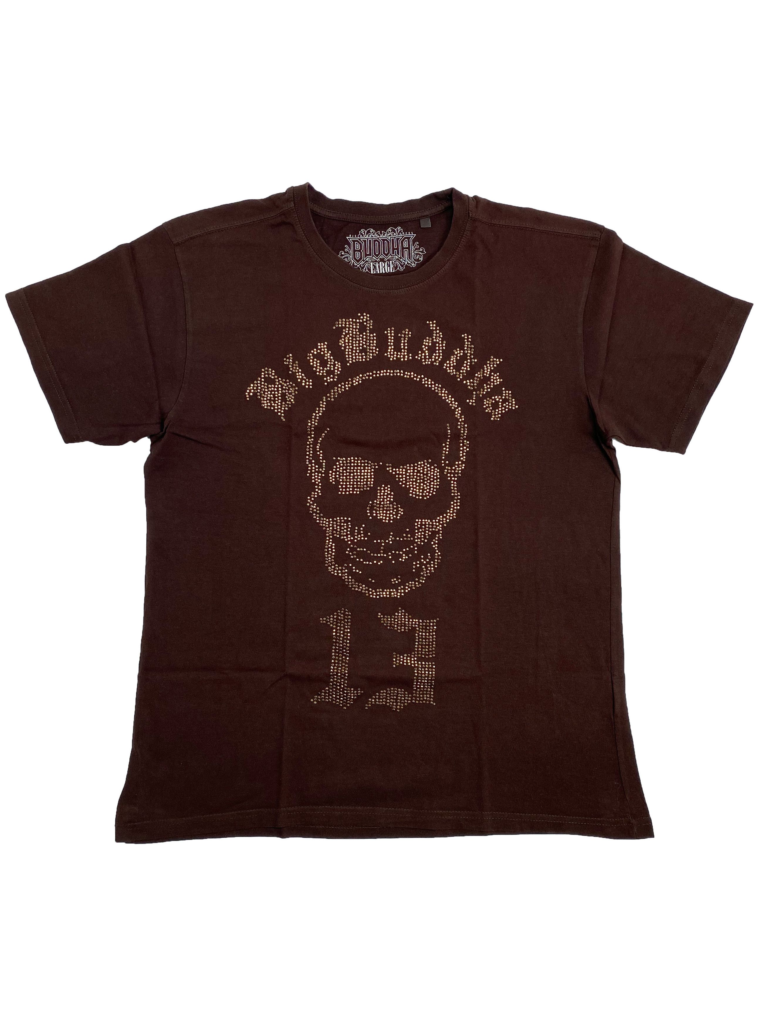 Buddha to Buddha × Rap Tees × Vintage Big Buddha Y2K Vintage Rhinestone Skull T-Shirt Size US M / EU 48-50 / 2 - 1 Thumbnail