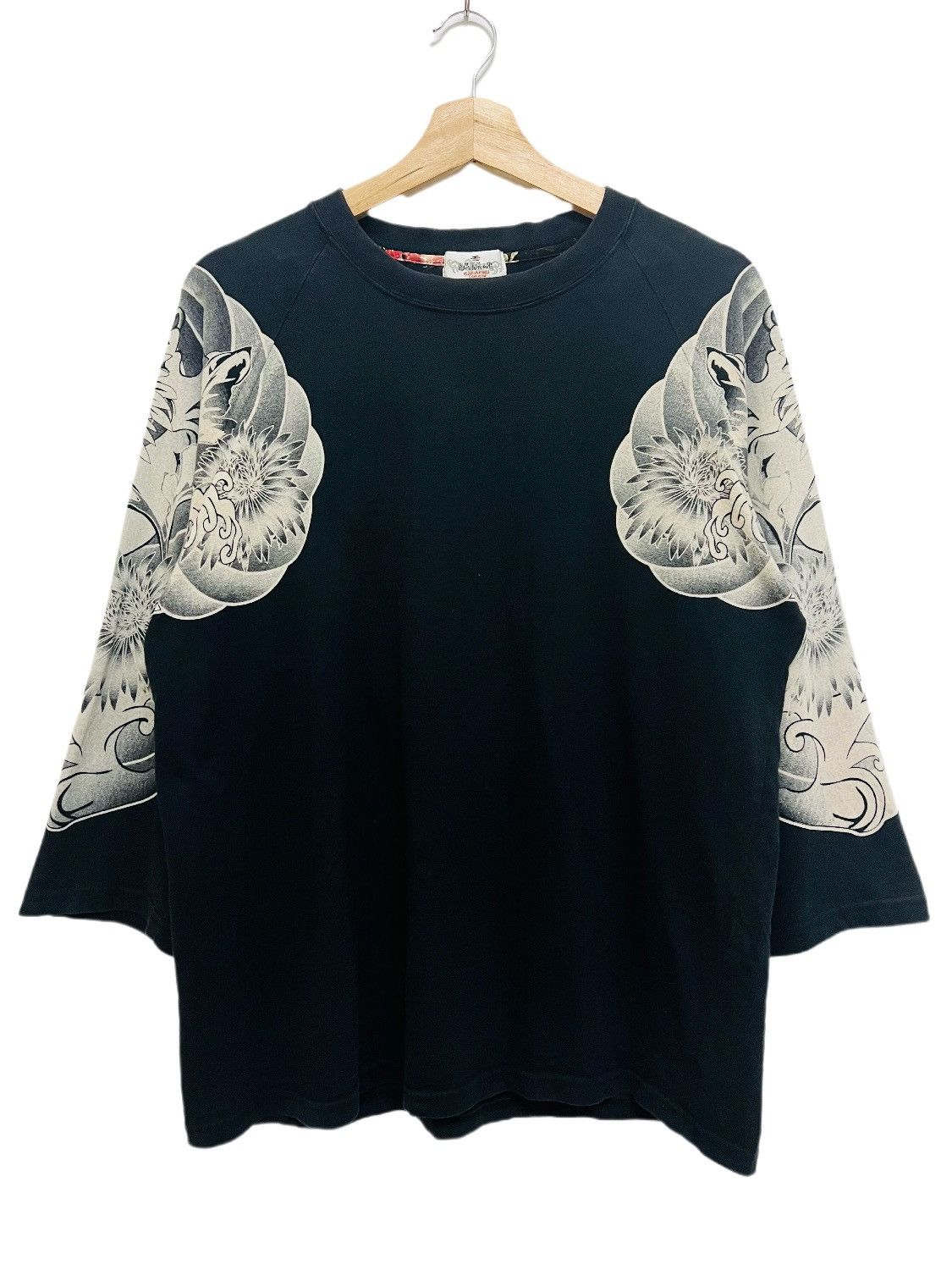 Japanese Brand Karakuri Tamashi Dragon Tattoo Longsleeve Tee Size US L / EU 52-54 / 3 - 1 Thumbnail