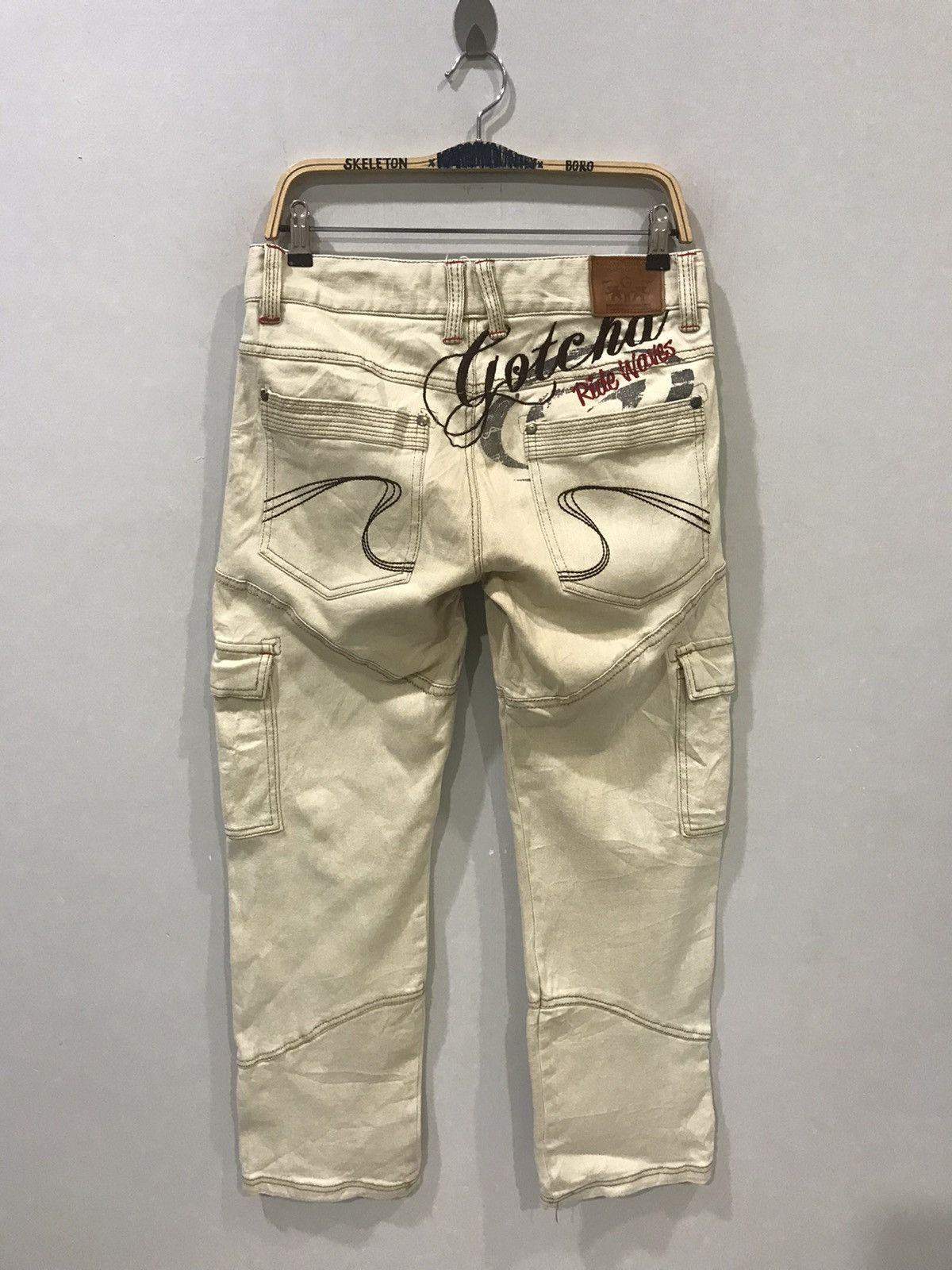 Japanese Brand 💥SURF STYLE💥GOTCHA INT SURFEEAR Stretchable Cargo Denim Size US 30 / EU 46 - 9 Thumbnail