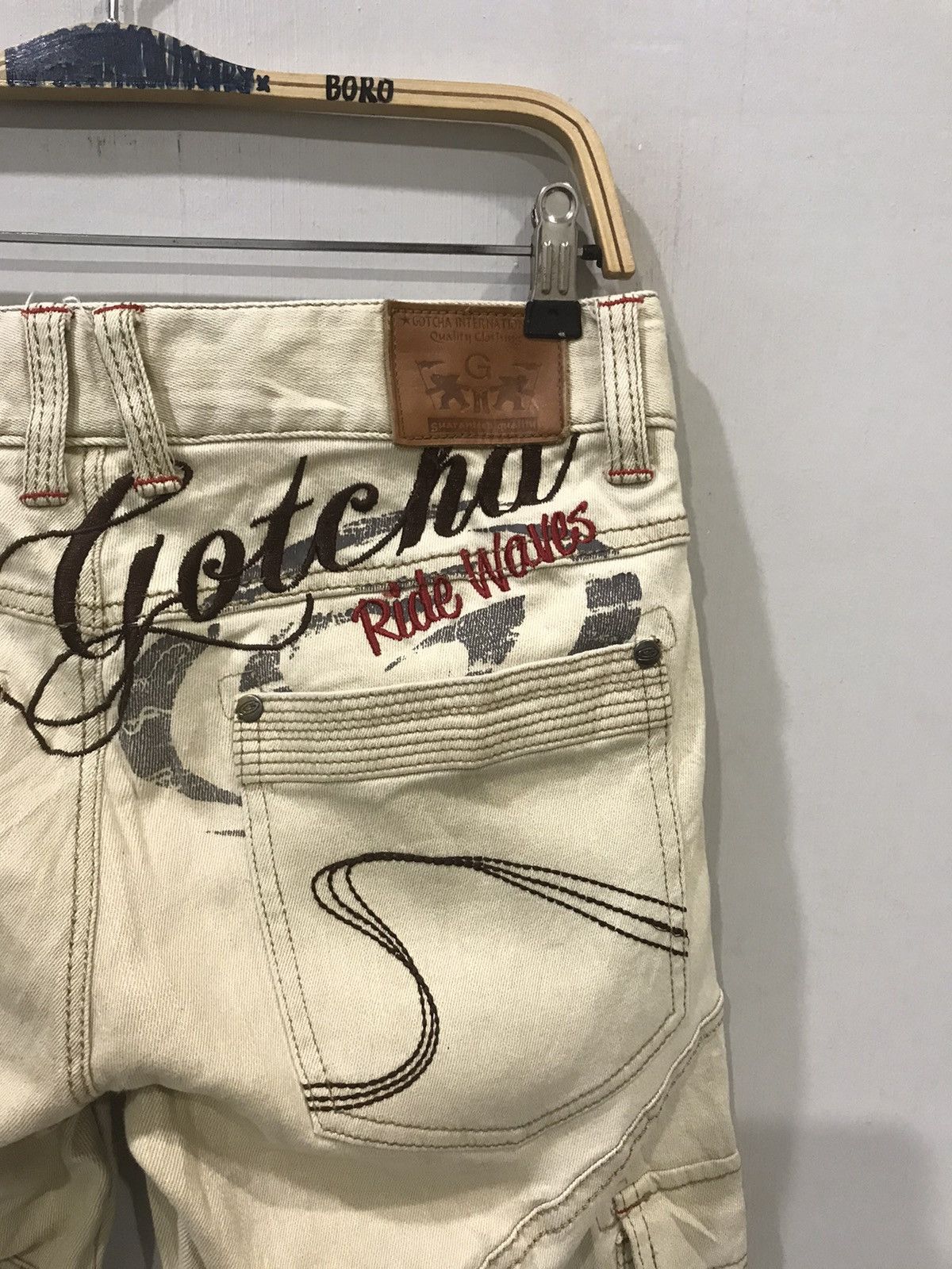 Japanese Brand 💥SURF STYLE💥GOTCHA INT SURFEEAR Stretchable Cargo Denim Size US 30 / EU 46 - 10 Thumbnail