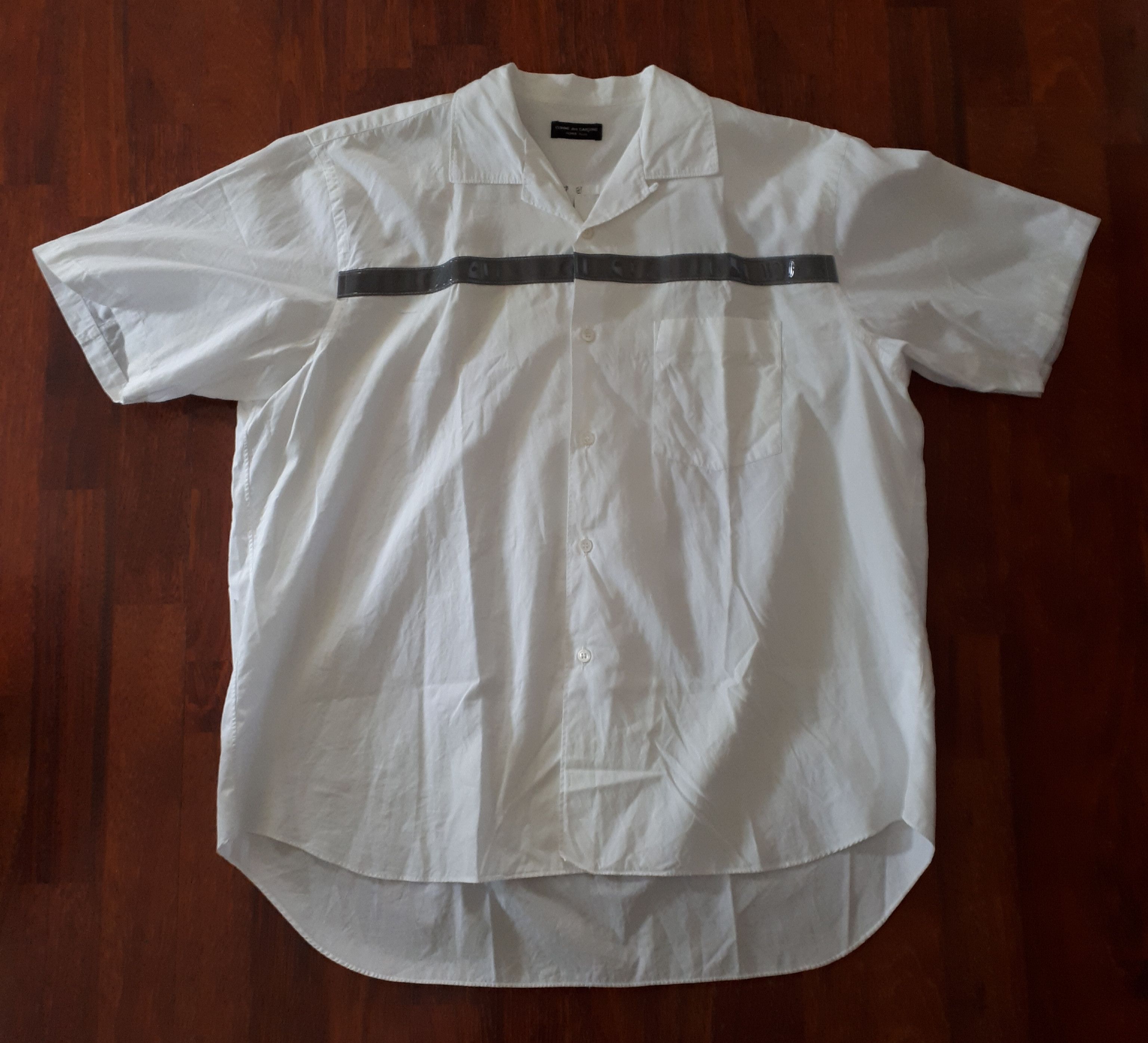 Comme Des Garcons Homme Plus S/S 1996 Reflective Camp Shirt 