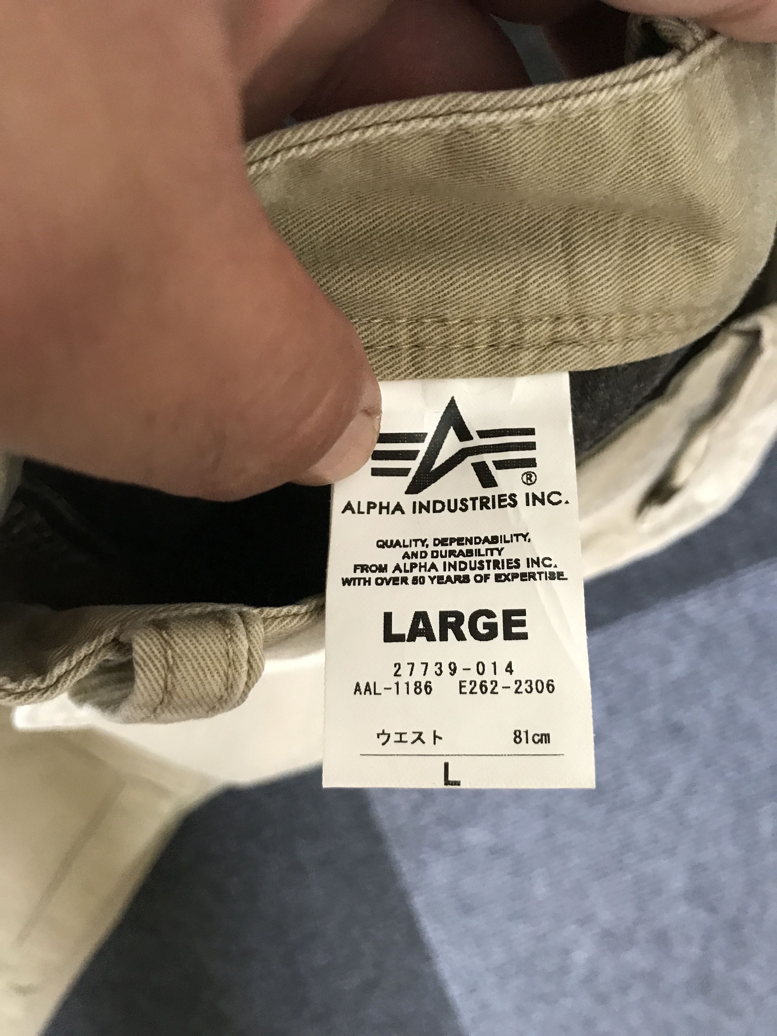Alpha Industries CP194 ALPHA Ind. Militay Cargo Pant Size US 34 / EU 50 - 7 Thumbnail