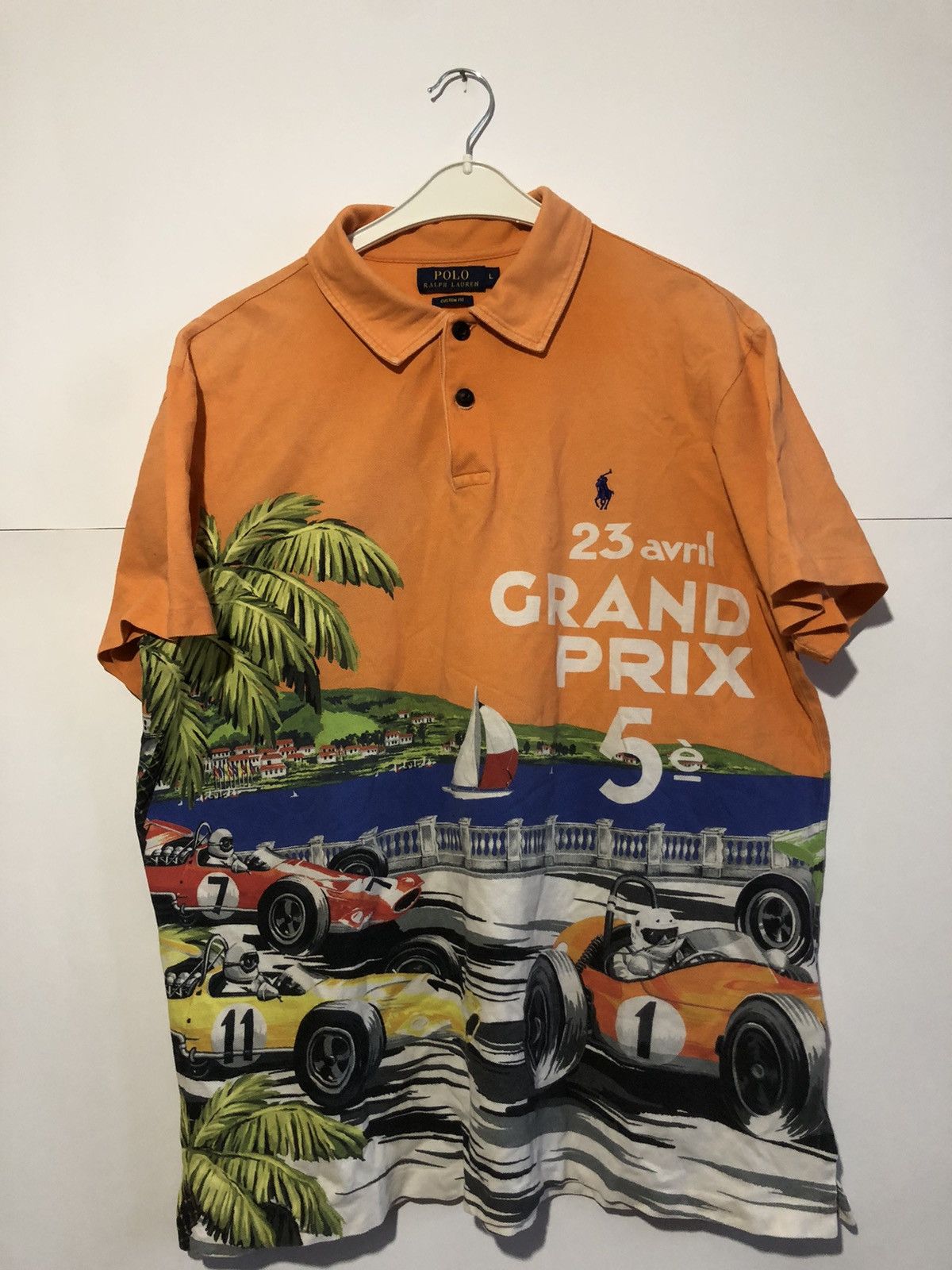 Polo Ralph Lauren × Rare × Vintage Rare Ralph Lauren racing polo 
