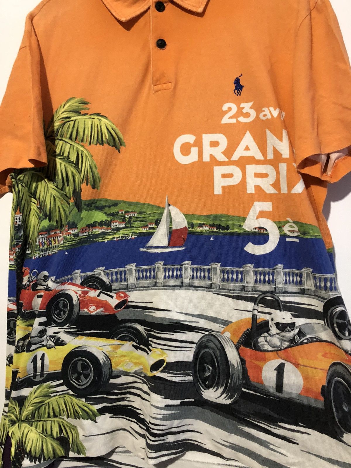 Polo Ralph Lauren × Rare × Vintage Rare Ralph Lauren racing polo 