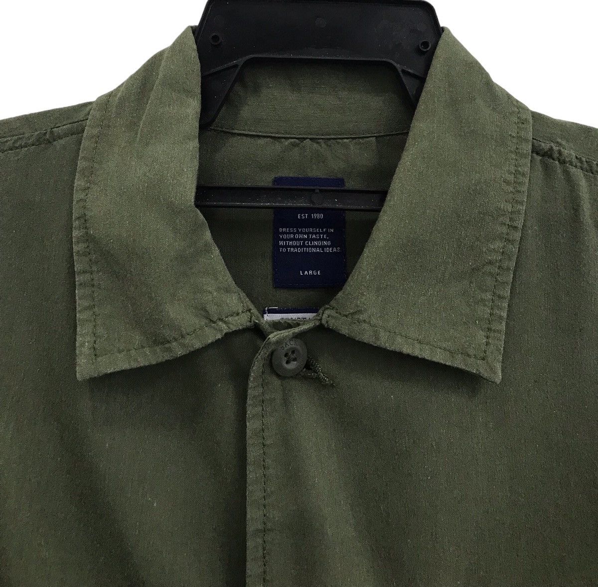 Japanese Brand BACK NUMBER CRYSTAL LINEN JACKET Size US L / EU 52-54 / 3 - 3 Thumbnail