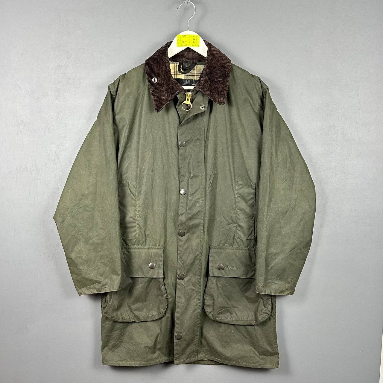 Vintage Barbour Wax Hunting Trench Coat Riding jacket