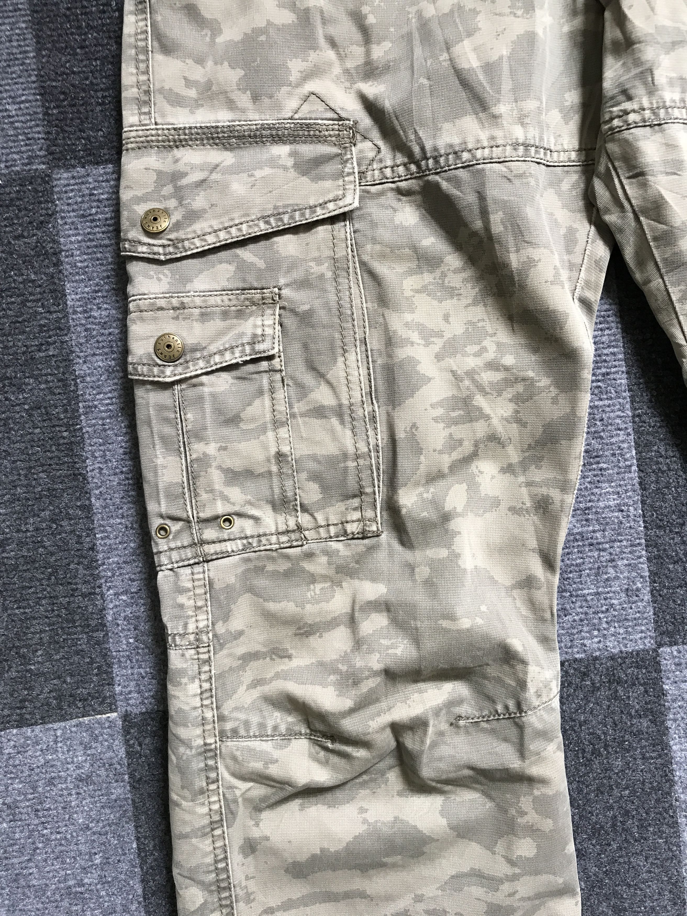 Japanese Brand CP152 VACHE Camo Military Cargo Pant Size US 31 - 5 Thumbnail