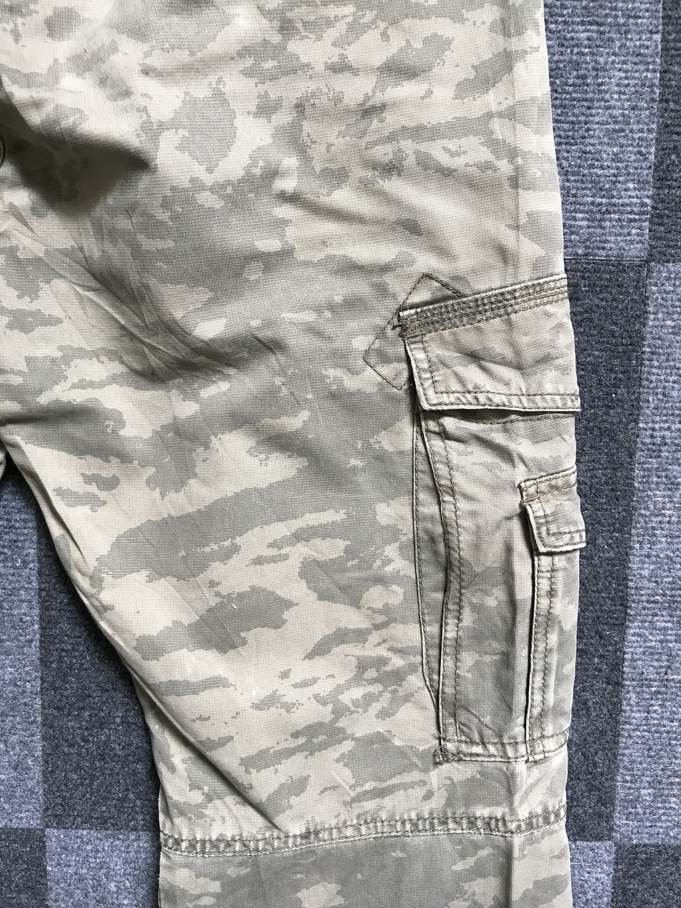Japanese Brand CP152 VACHE Camo Military Cargo Pant Size US 31 - 14 Thumbnail