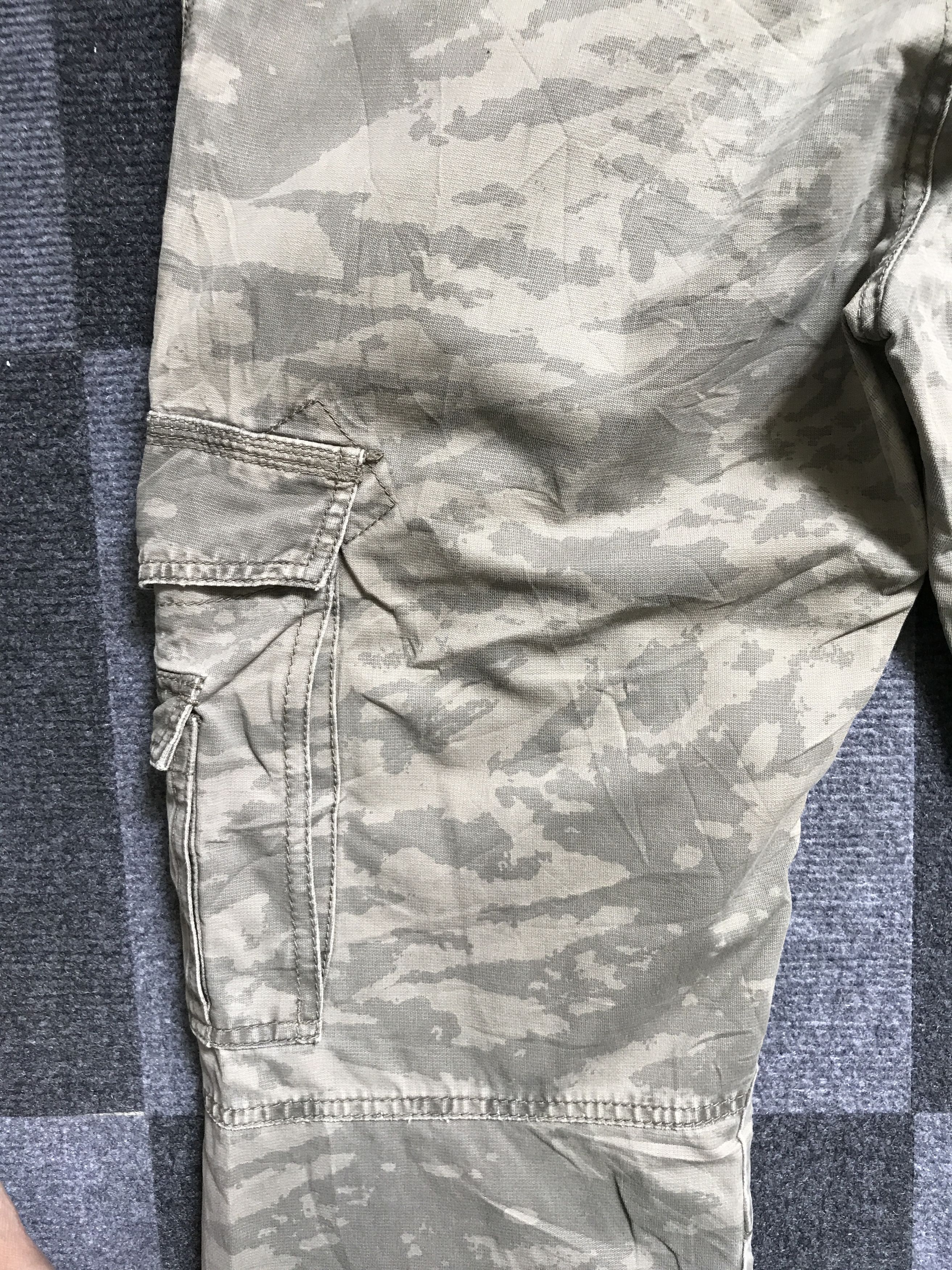 Japanese Brand CP152 VACHE Camo Military Cargo Pant Size US 31 - 15 Thumbnail