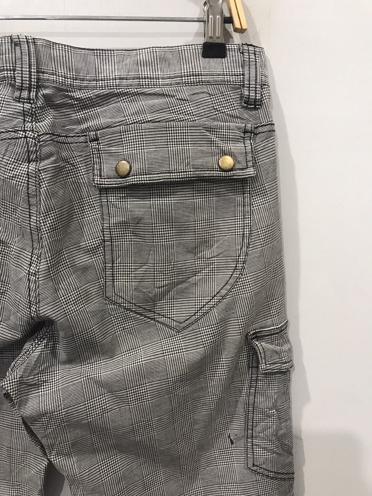 Designer × Japanese Brand VILLAND Japan Plaid Stretchable Cargo Pant Size US 32 / EU 48 - 9 Thumbnail