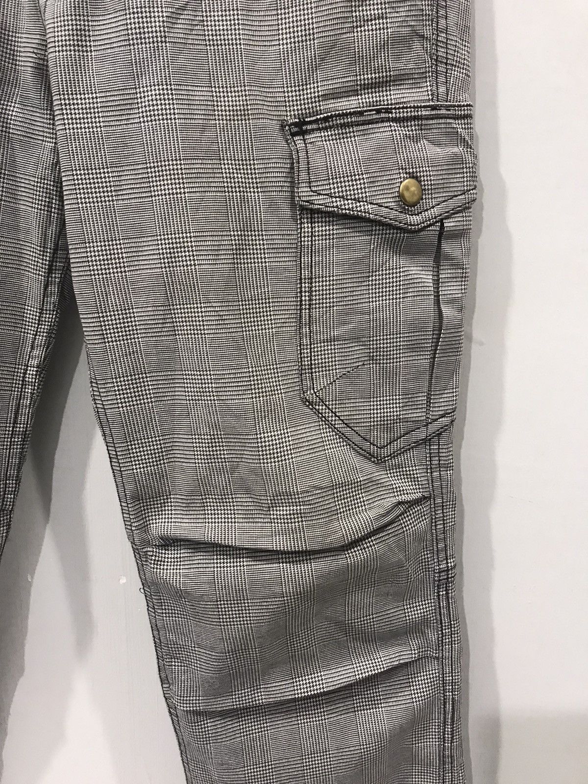 Designer × Japanese Brand VILLAND Japan Plaid Stretchable Cargo Pant Size US 32 / EU 48 - 4 Thumbnail