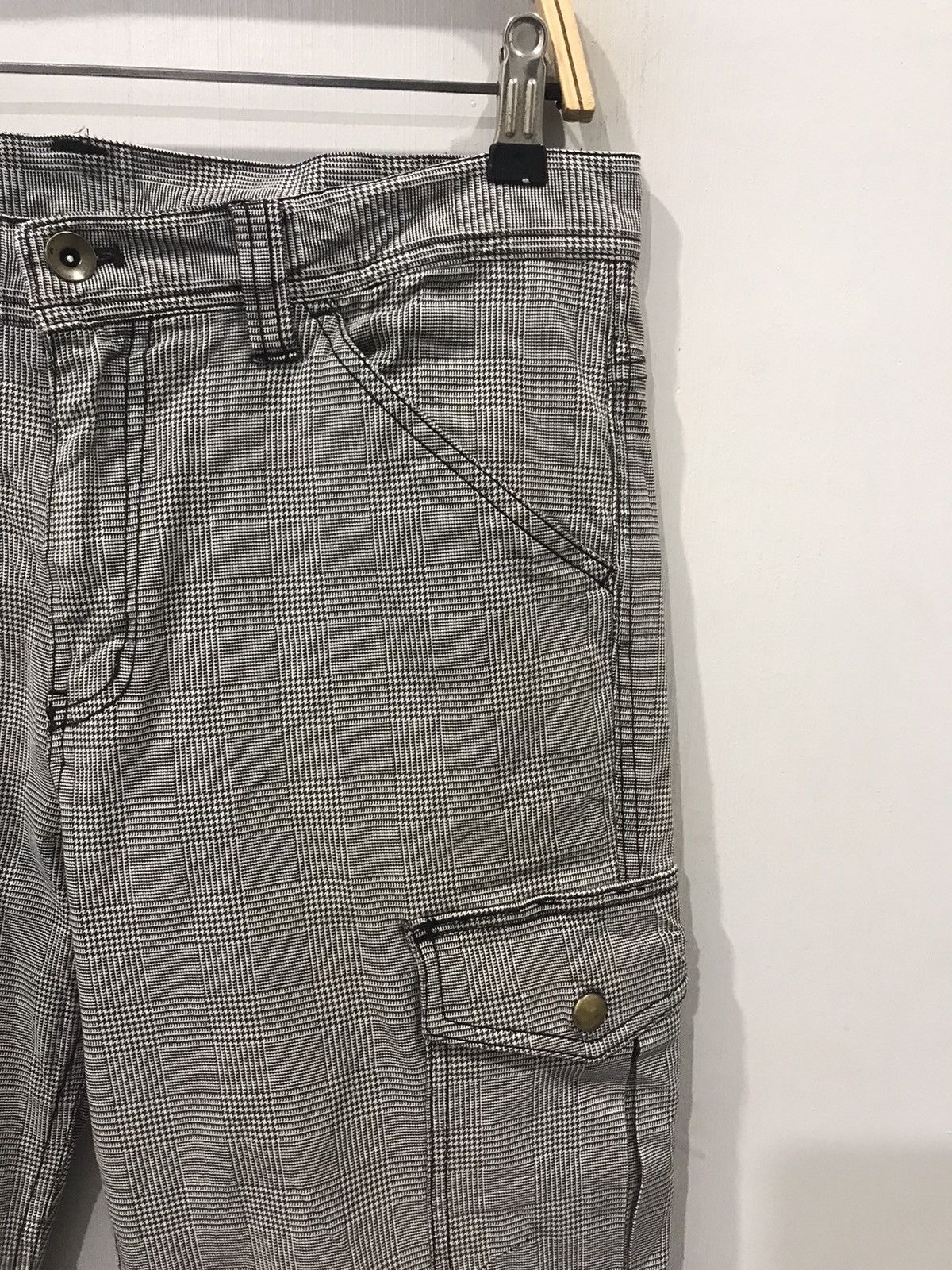 Designer × Japanese Brand VILLAND Japan Plaid Stretchable Cargo Pant Size US 32 / EU 48 - 2 Thumbnail