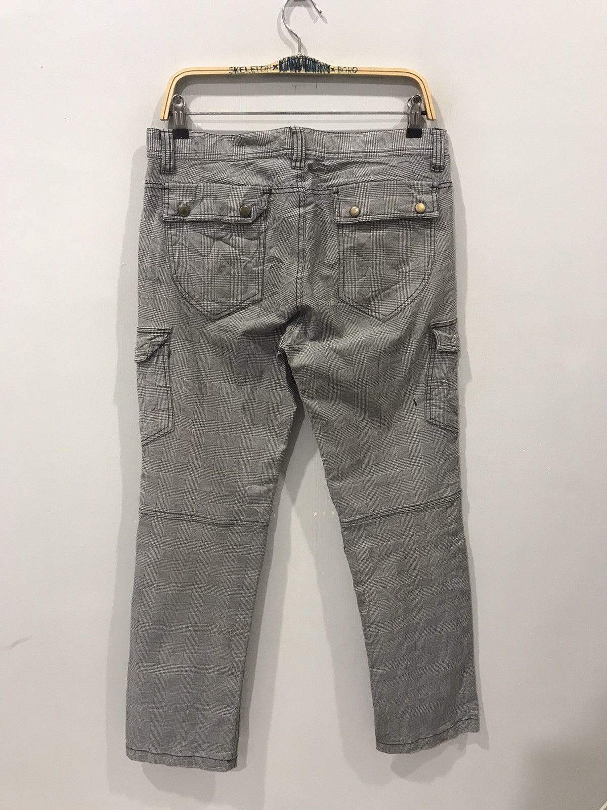 Designer × Japanese Brand VILLAND Japan Plaid Stretchable Cargo Pant Size US 32 / EU 48 - 8 Thumbnail