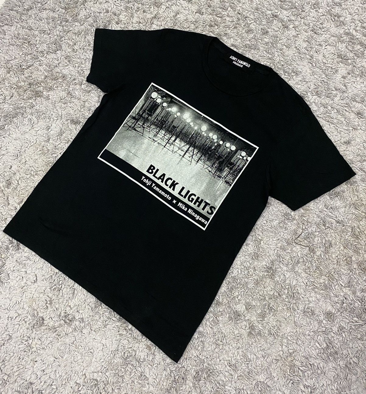 Yohji Yamamoto 🔥RARE Yohji Yamamoto Black Lights Tee Size US M / EU 48-50 / 2 - 2 Thumbnail