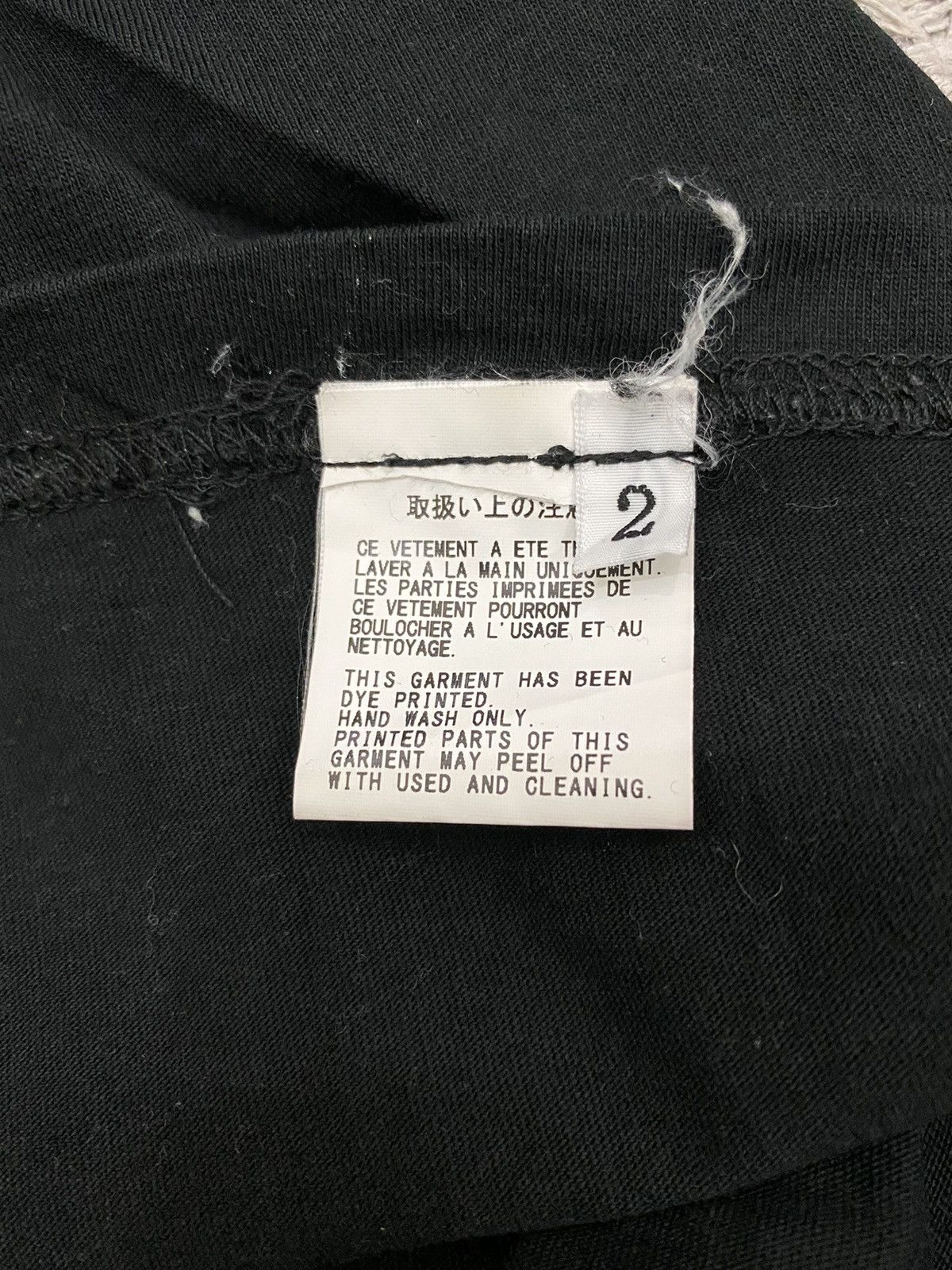 Yohji Yamamoto 🔥RARE Yohji Yamamoto Black Lights Tee Size US M / EU 48-50 / 2 - 5 Thumbnail