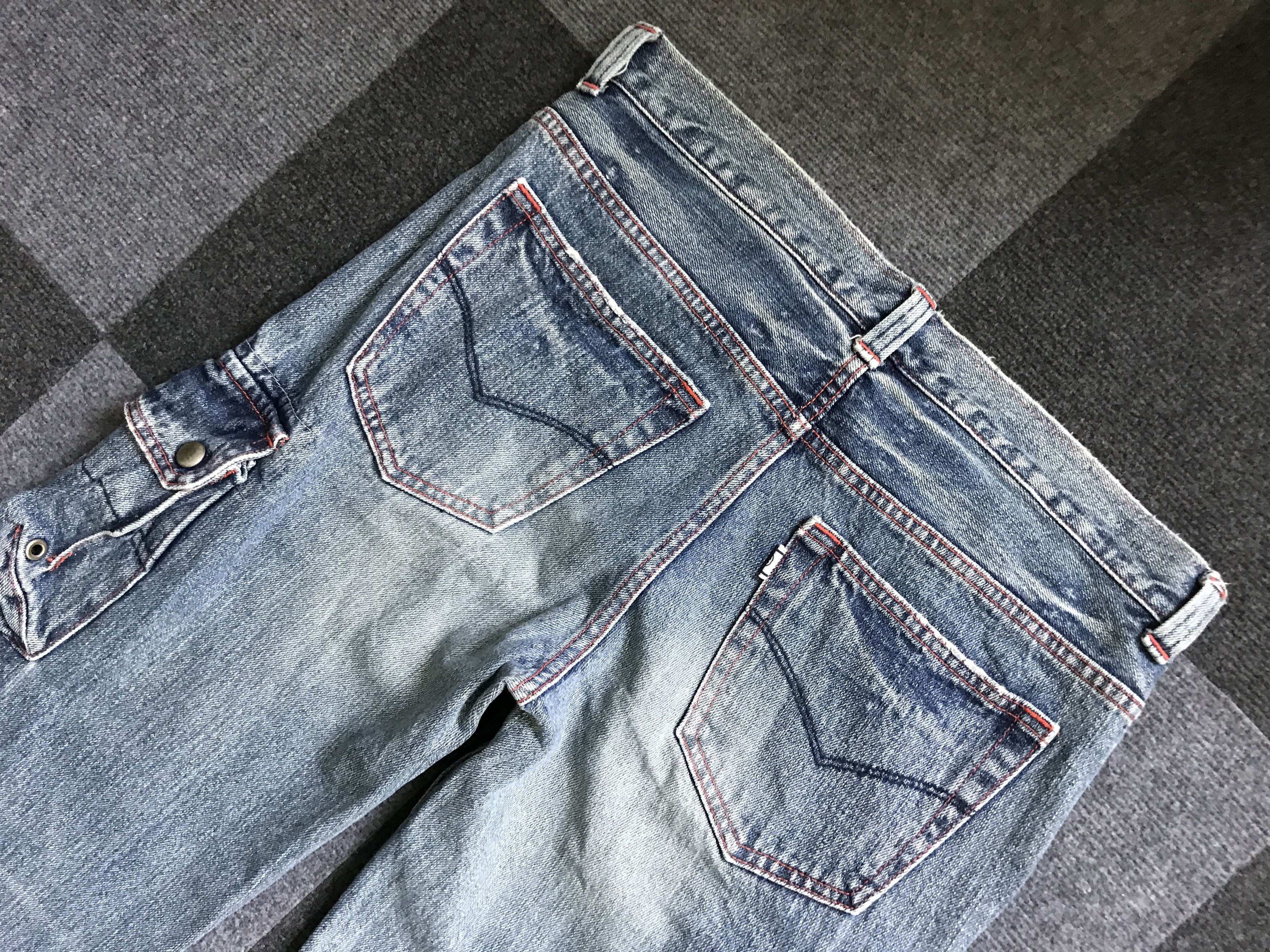 Japanese Brand CP121 CUBE SUGAR Japan Distressed Cargo Jeans Size US 32 / EU 48 - 13 Thumbnail