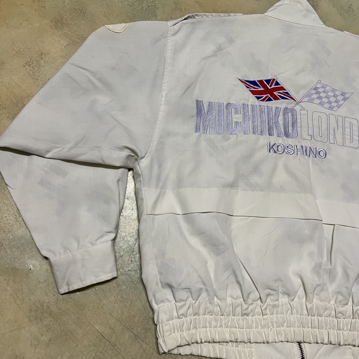 Michiko Koshino London Vintage Michiko Koshino London Big Logo Racing Jacket Size US M / EU 48-50 / 2 - 5 Thumbnail