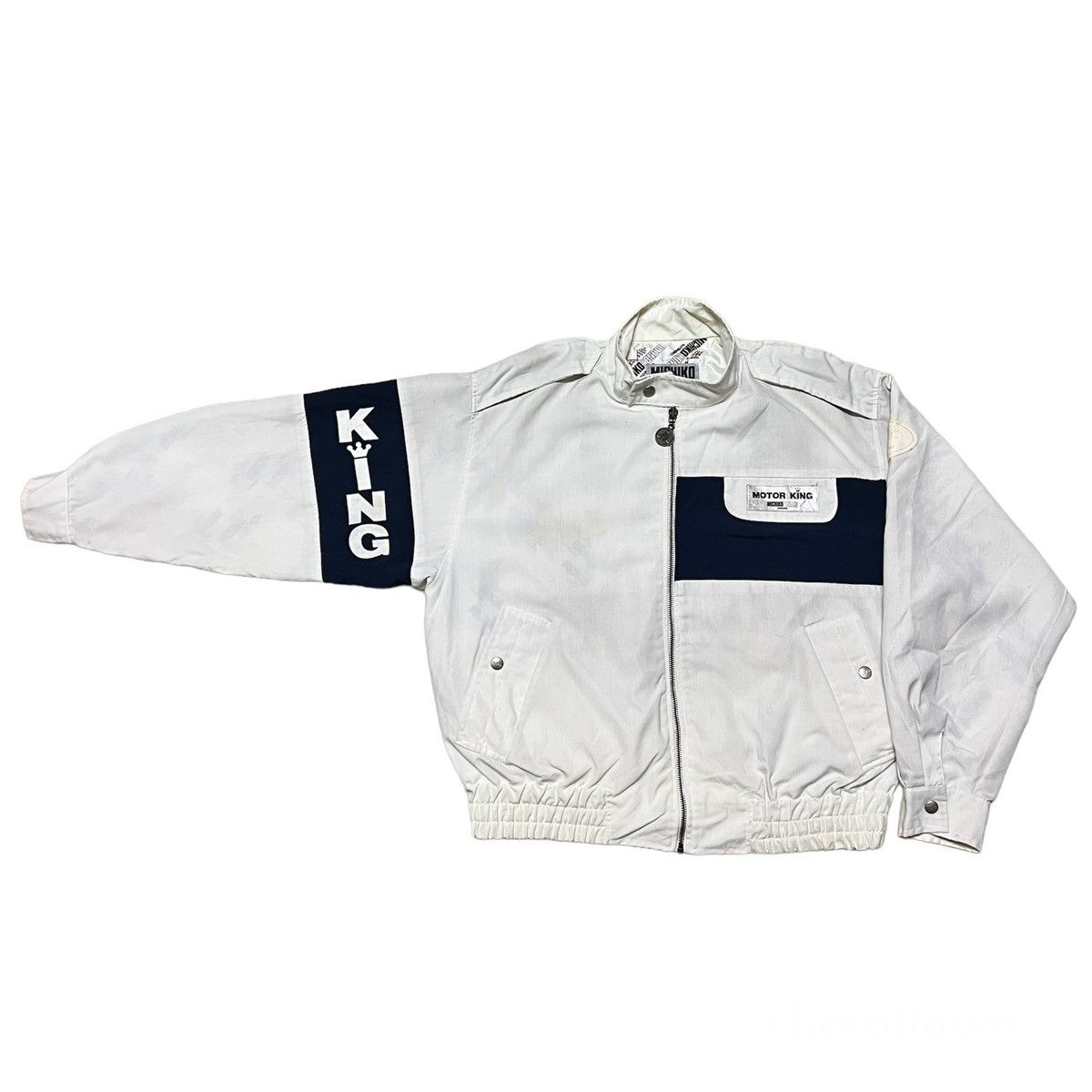 Michiko Koshino London Vintage Michiko Koshino London Big Logo Racing Jacket Size US M / EU 48-50 / 2 - 2 Thumbnail
