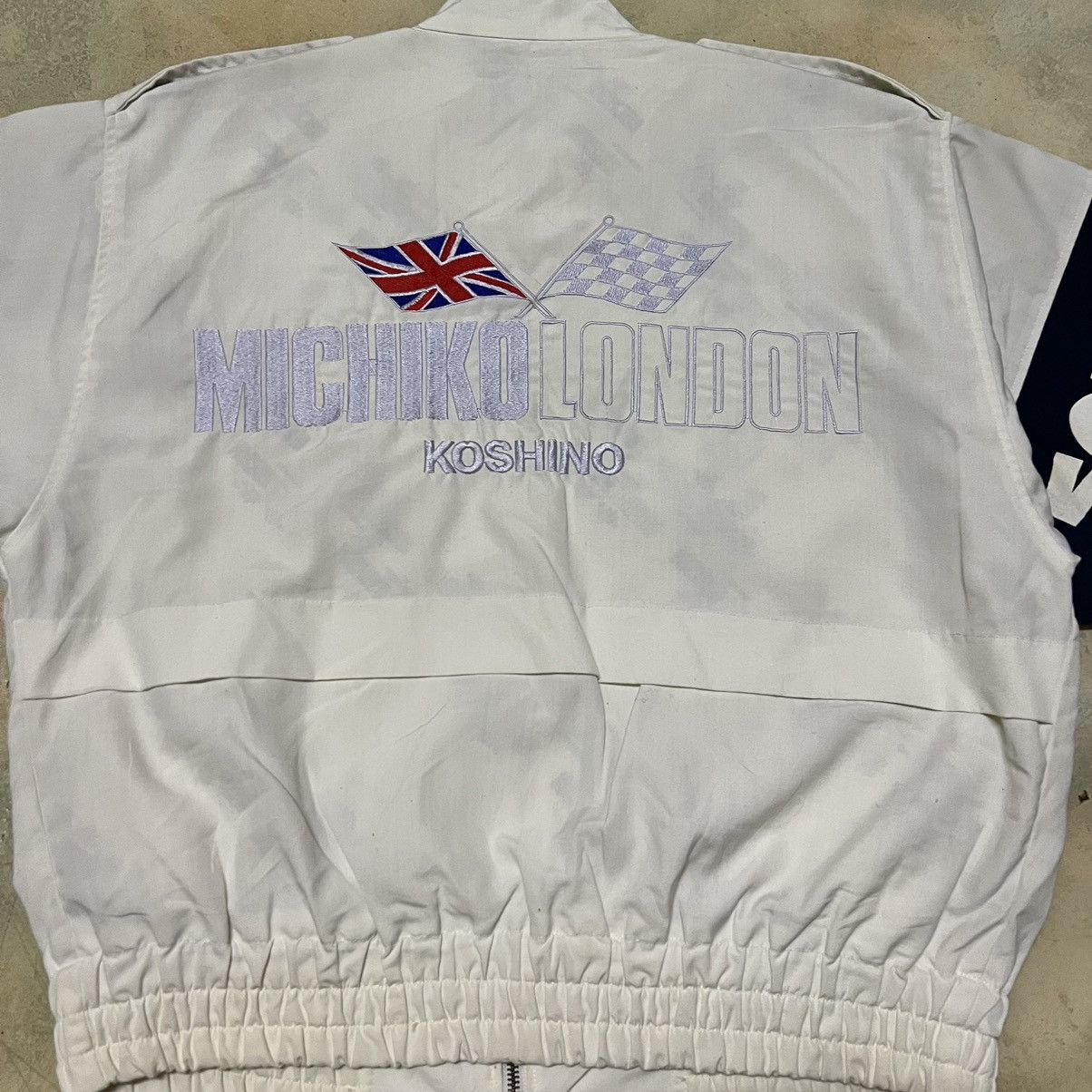 Michiko Koshino London Vintage Michiko Koshino London Big Logo Racing Jacket Size US M / EU 48-50 / 2 - 4 Thumbnail
