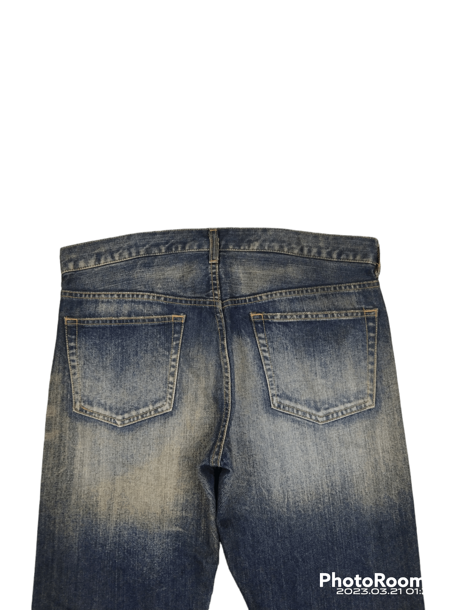 Takeo Kikuchi DiSTRESSED RIPED TAKEO KAKUCHI JAPAN DENIM PANTS Size US 33 - 4 Thumbnail