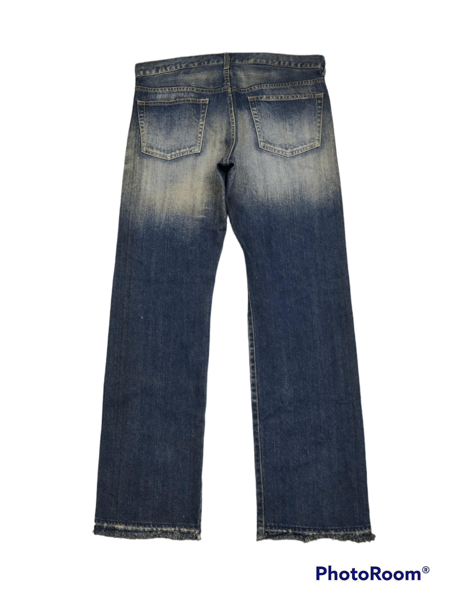 Takeo Kikuchi DiSTRESSED RIPED TAKEO KAKUCHI JAPAN DENIM PANTS Size US 33 - 2 Thumbnail