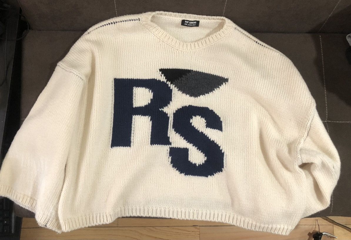 Raf Simons Raf Simons iconic “RS” cropped sweater Size US M / EU 48-50 / 2 - 2 Thumbnail
